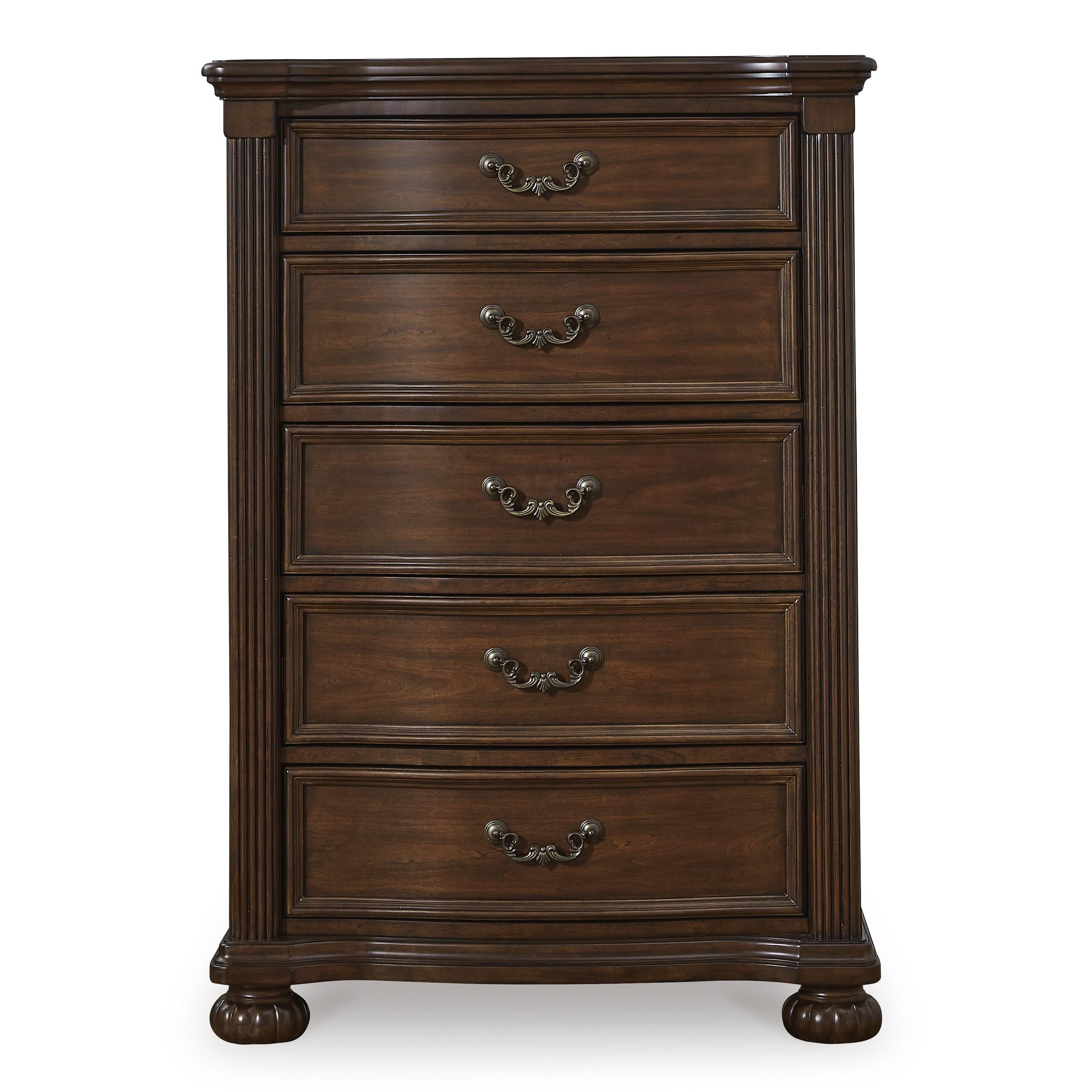 Signature Design by Ashley Lavinton B764-46 Five Drawer Chest - Image 3