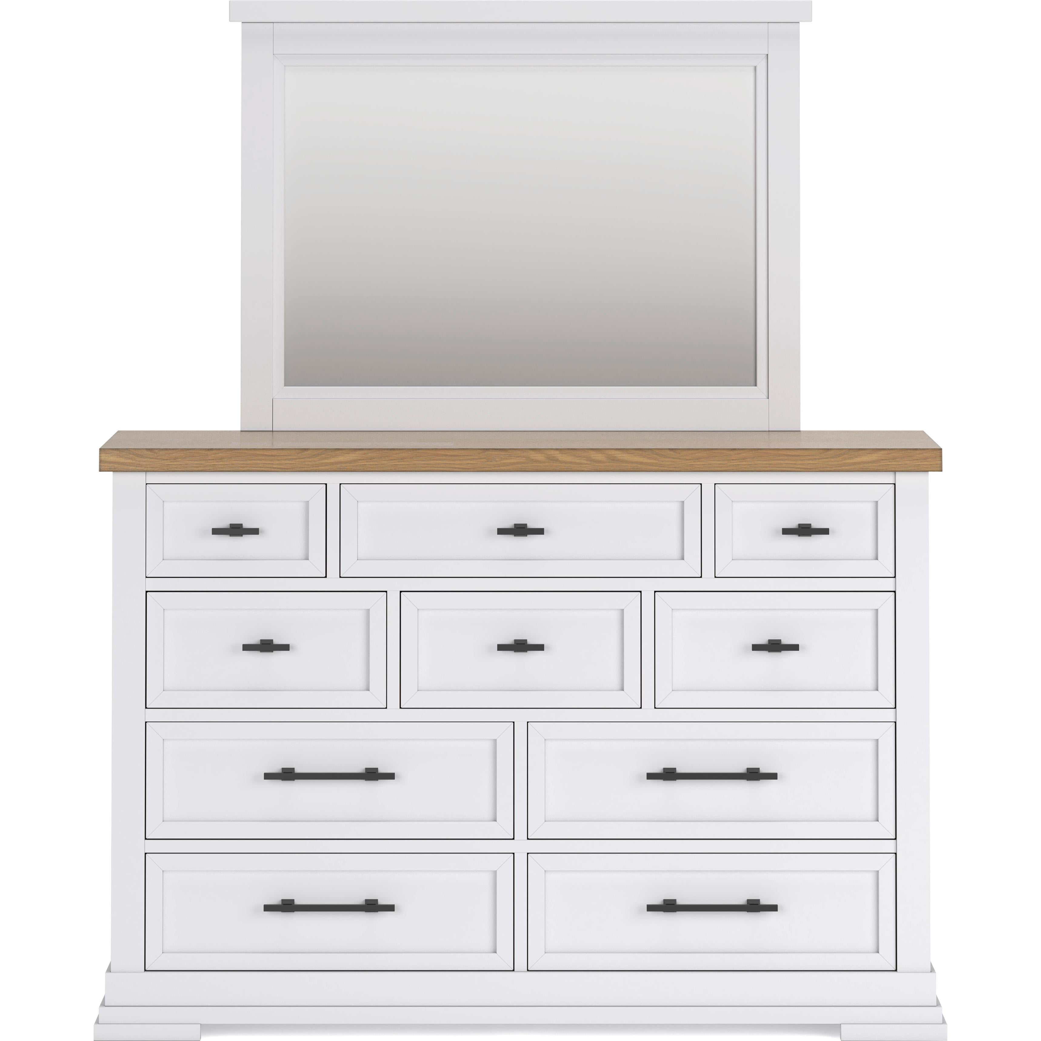 Benchcraft Ashbryn B844B1 Dresser and Mirror - Image 3