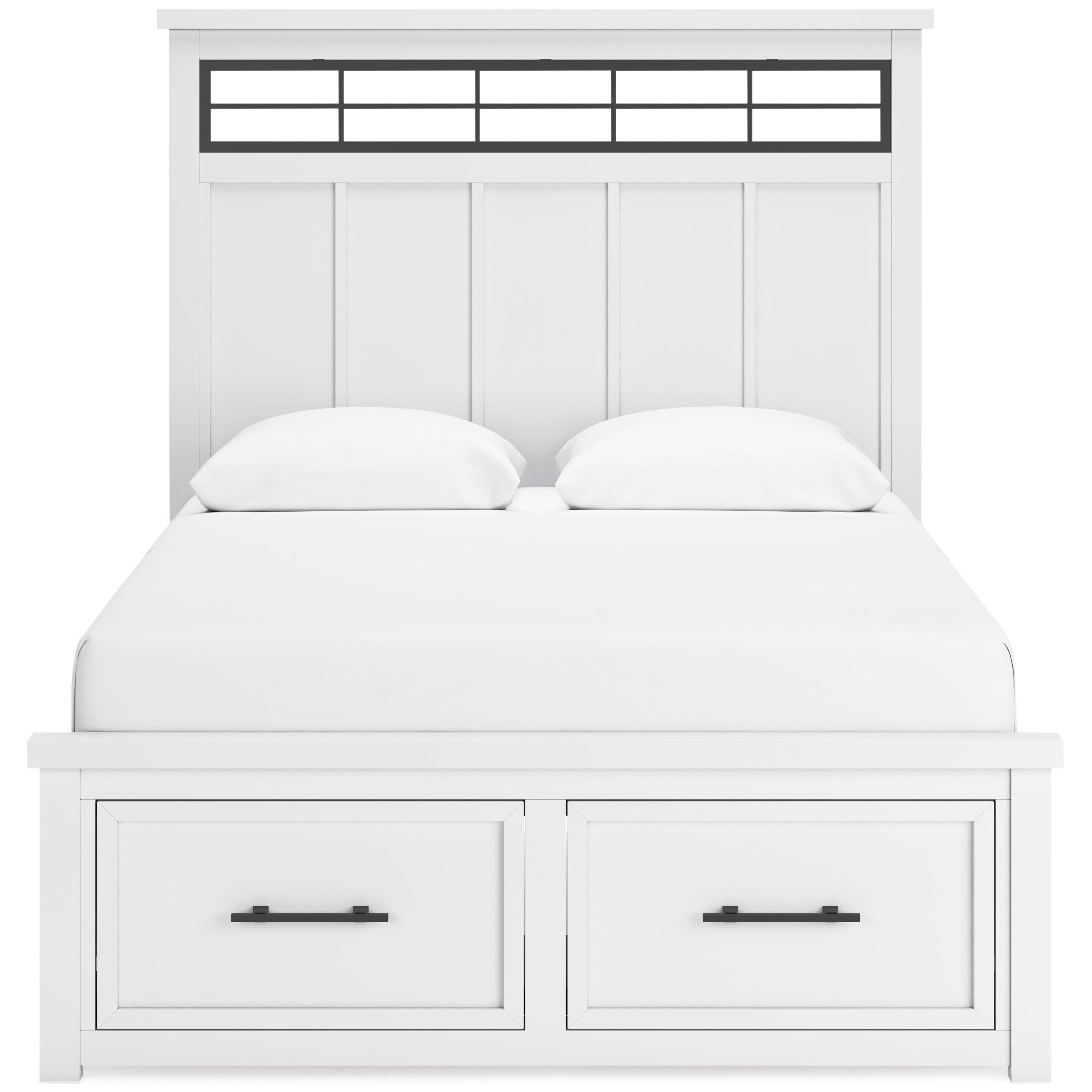 Benchcraft Ashbryn B844B2 Queen Panel Storage Bed - Image 2