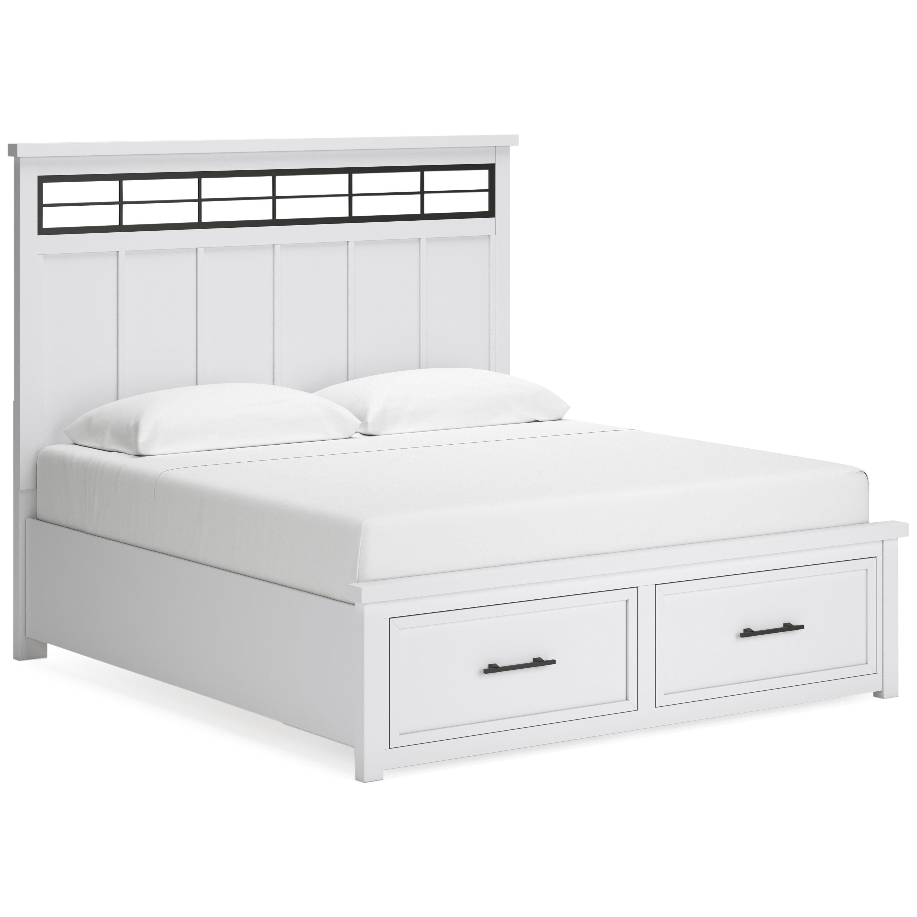 Benchcraft Ashbryn B844B5 California King Panel Storage Bed - Image 1