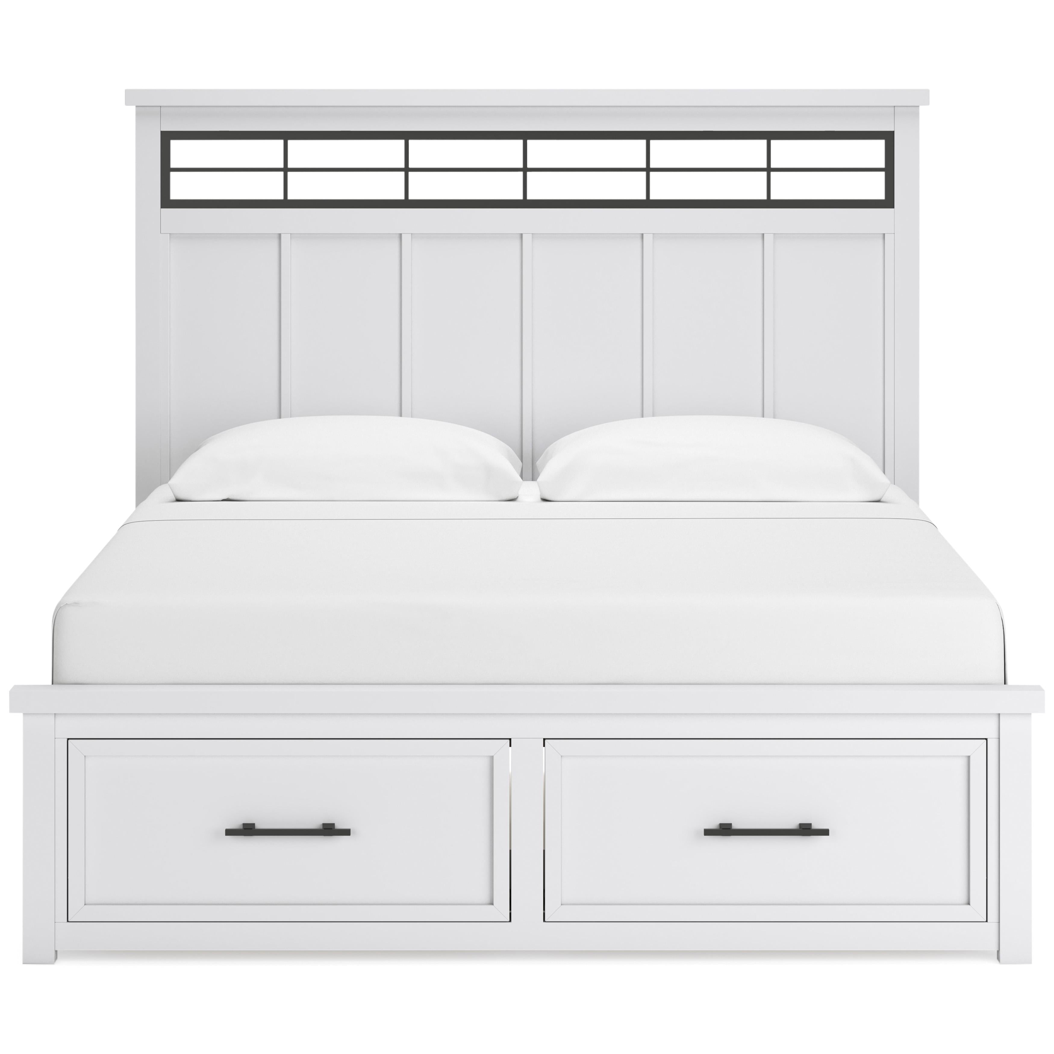 Benchcraft Ashbryn B844B5 California King Panel Storage Bed - Image 2