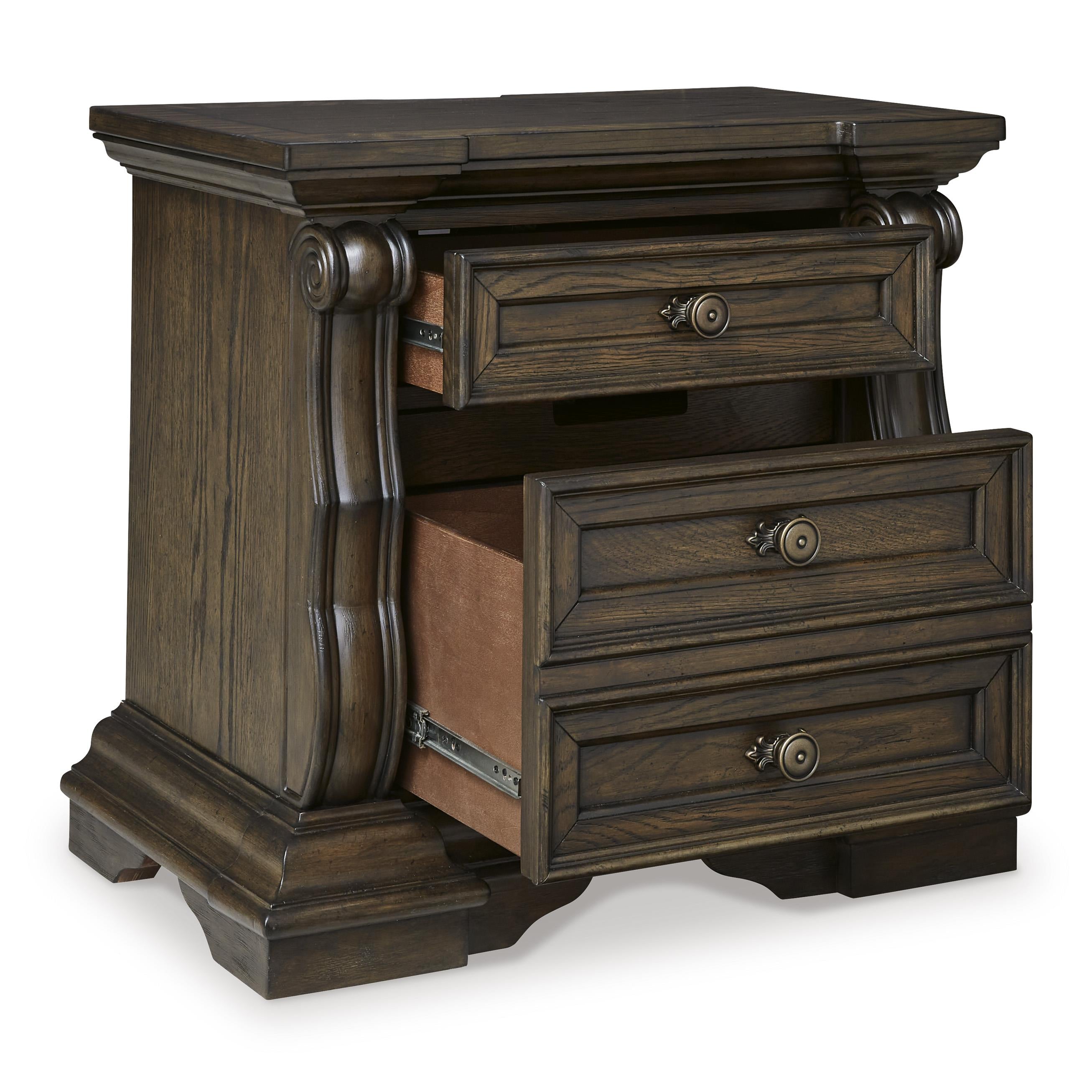 Signature Design by Ashley Maylee B947-93 Three Drawer Night Stand - Image 2