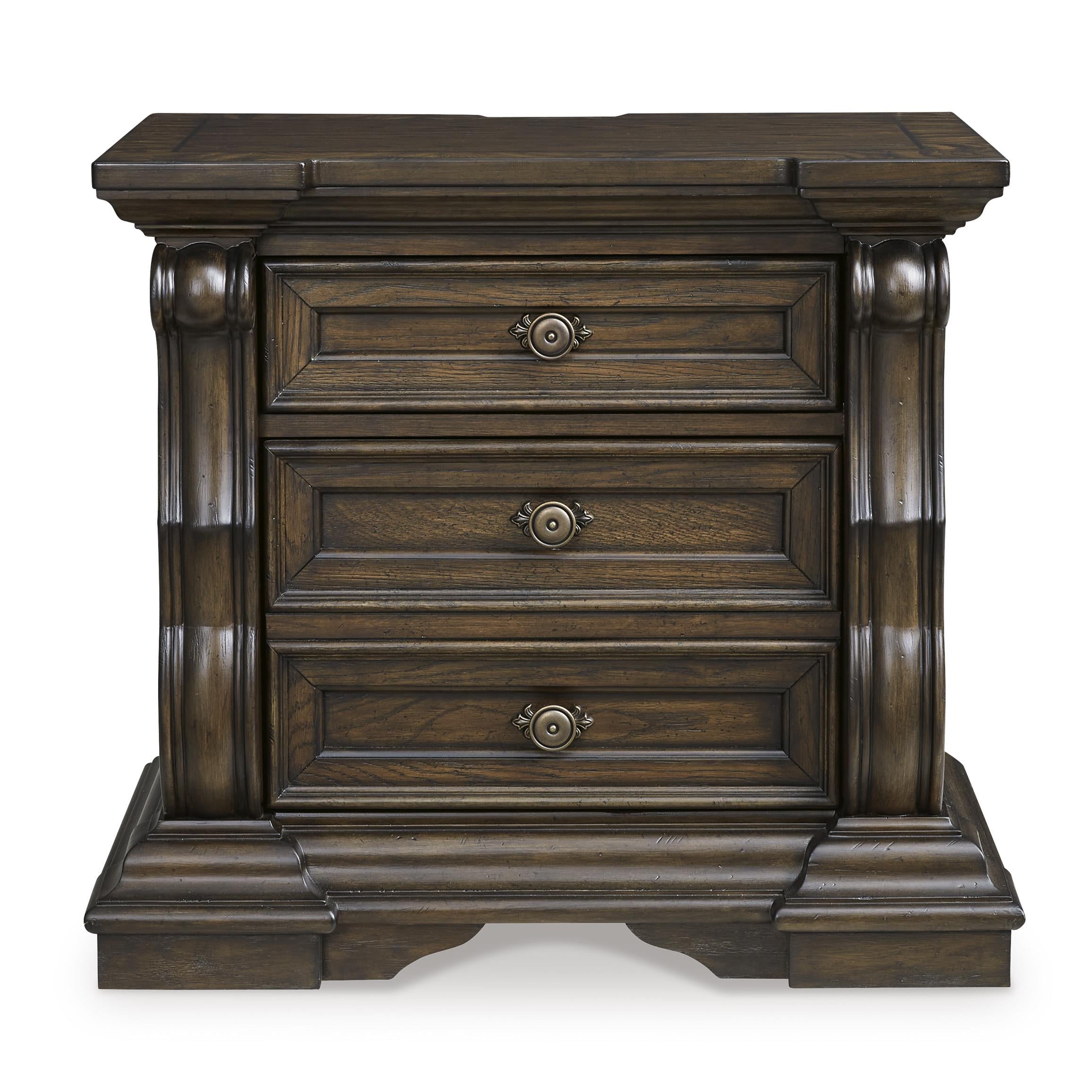 Signature Design by Ashley Maylee B947-93 Three Drawer Night Stand - Image 3