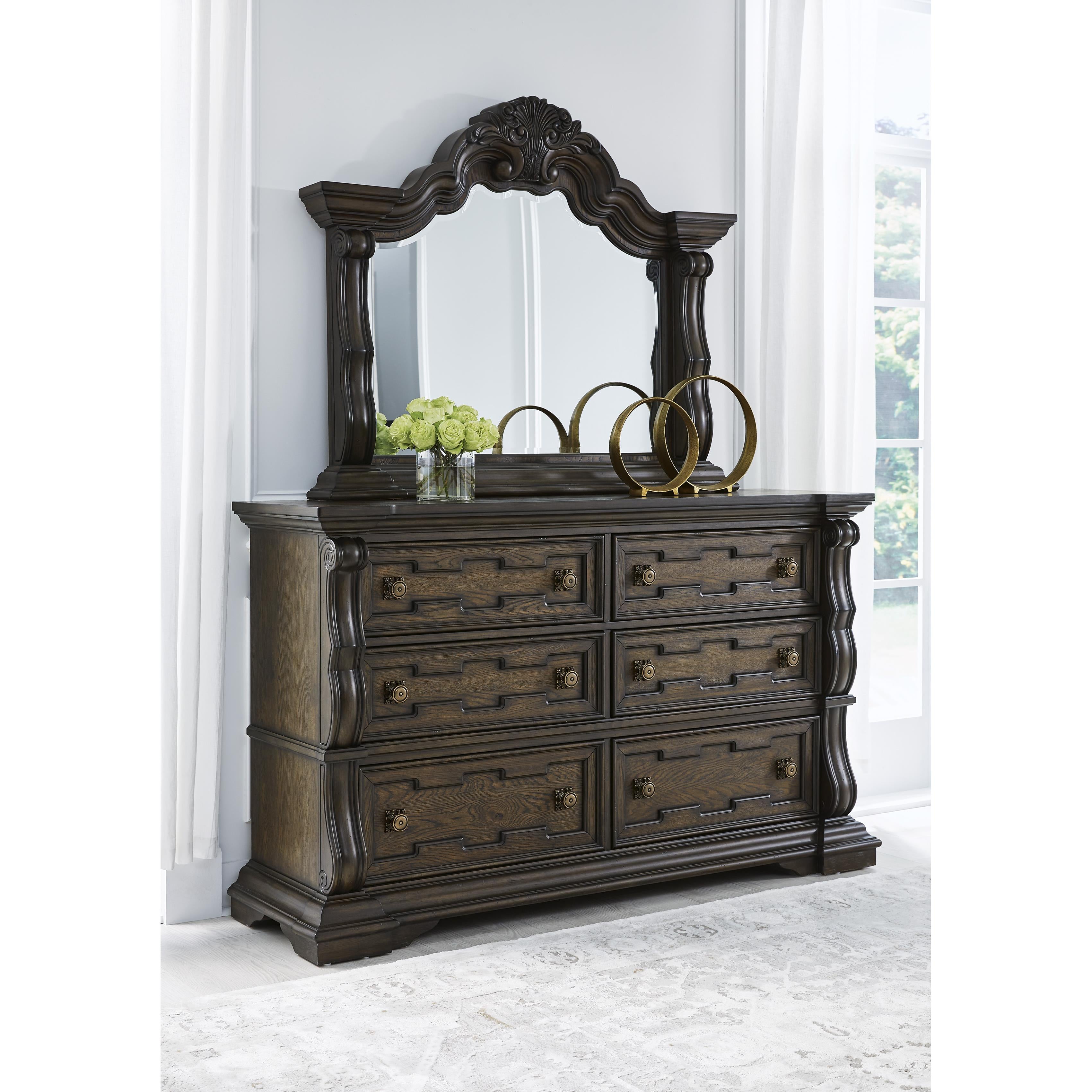 Signature Design by Ashley Maylee B947B1 Dresser and Mirror - Image 3