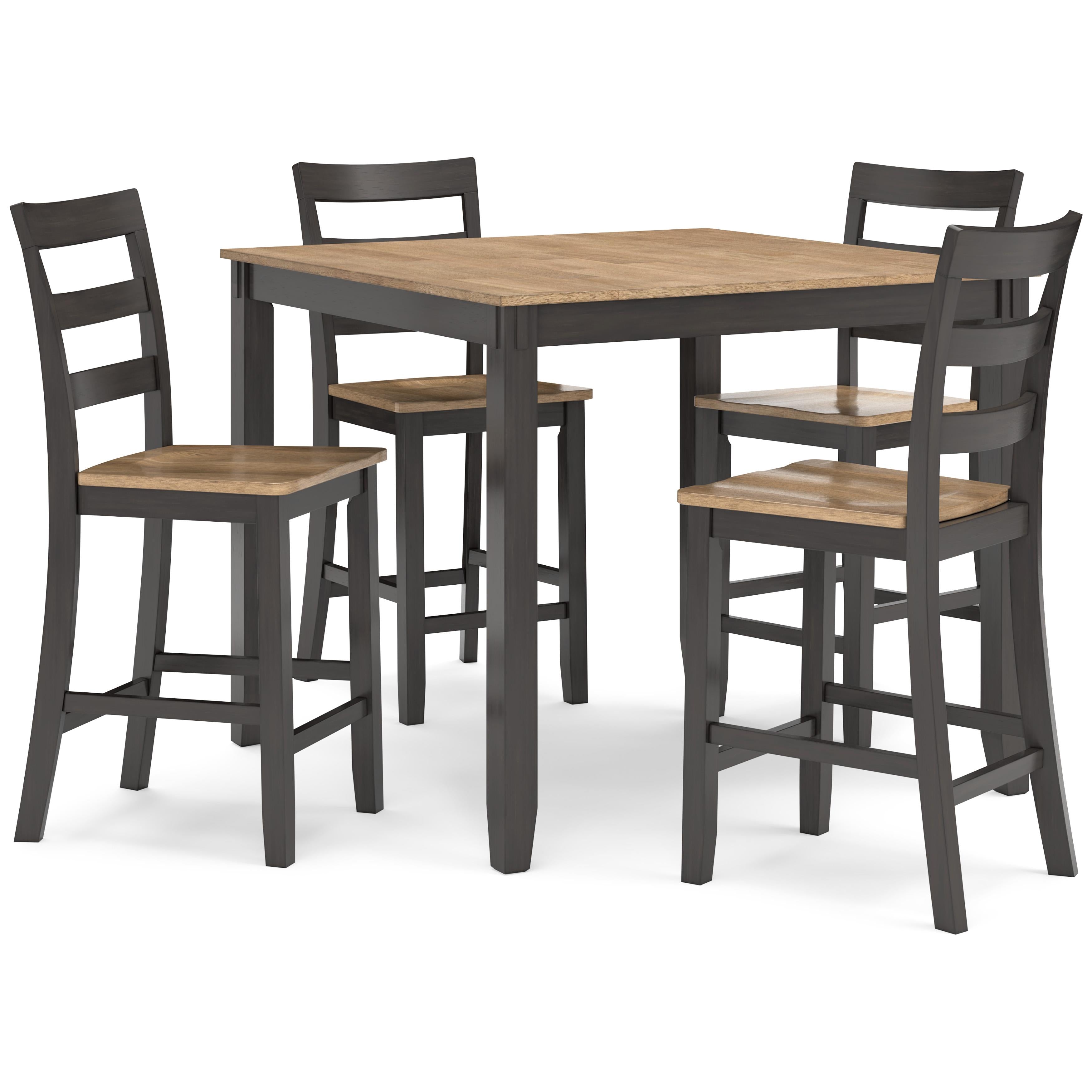 Signature Design by Ashley Gesthaven D396-223 Dining Room Counter Table Set - Image 1