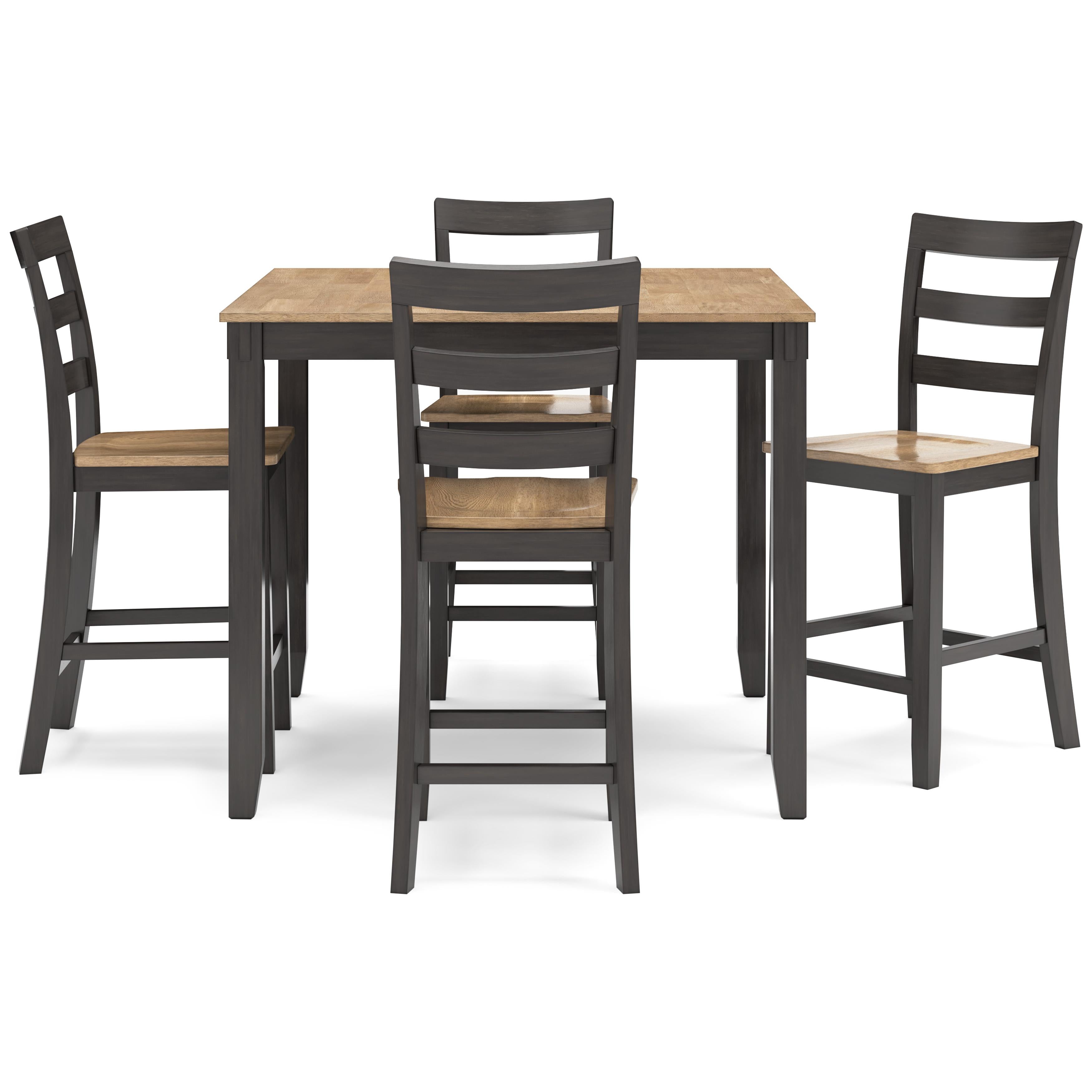 Signature Design by Ashley Gesthaven D396-223 Dining Room Counter Table Set - Image 2