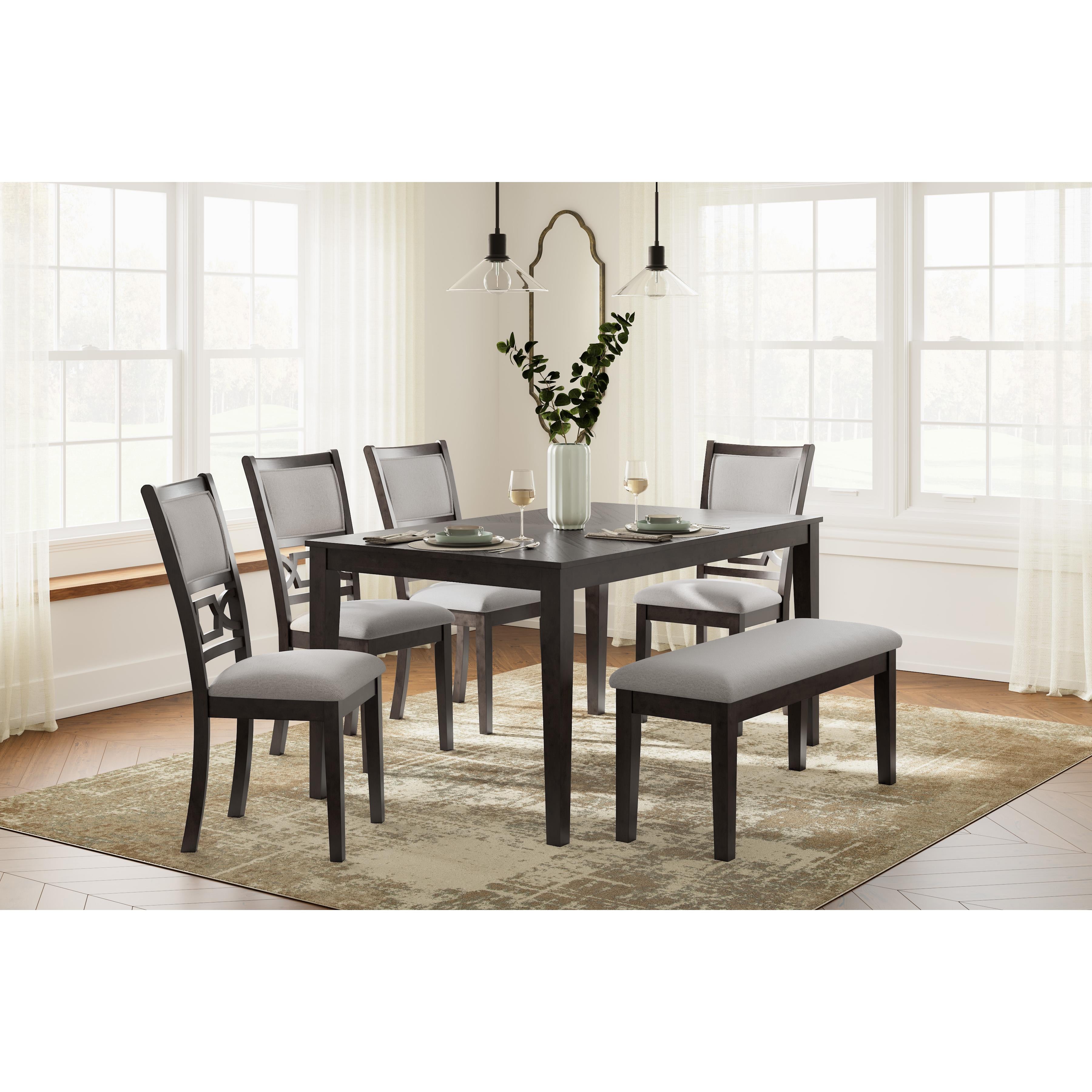 Signature Design by Ashley Langwest D422-325 Dining Room Table Set - Image 3