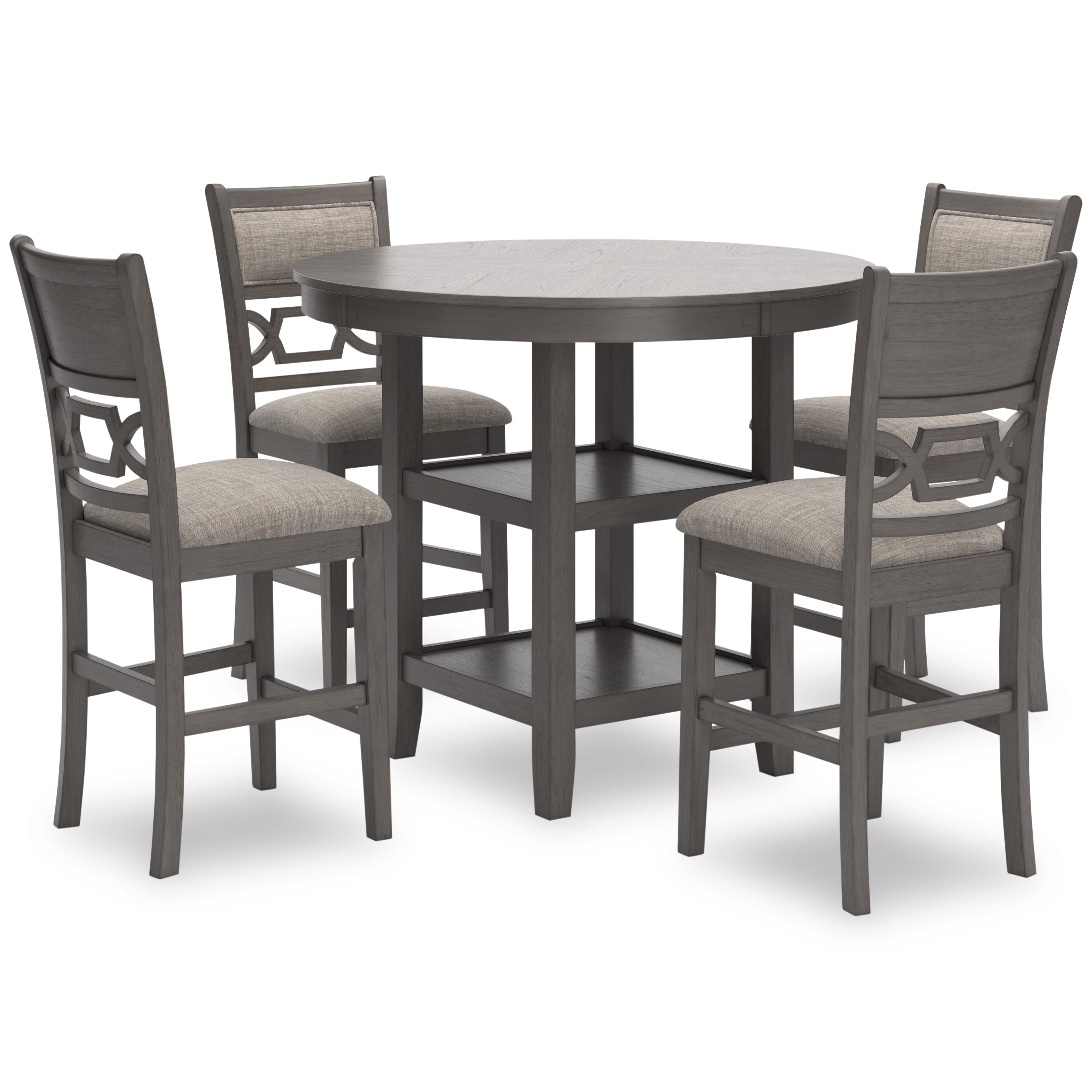 Signature Design by Ashley Wrenning D425-223 Dining Room Counter Table Set - Image 1