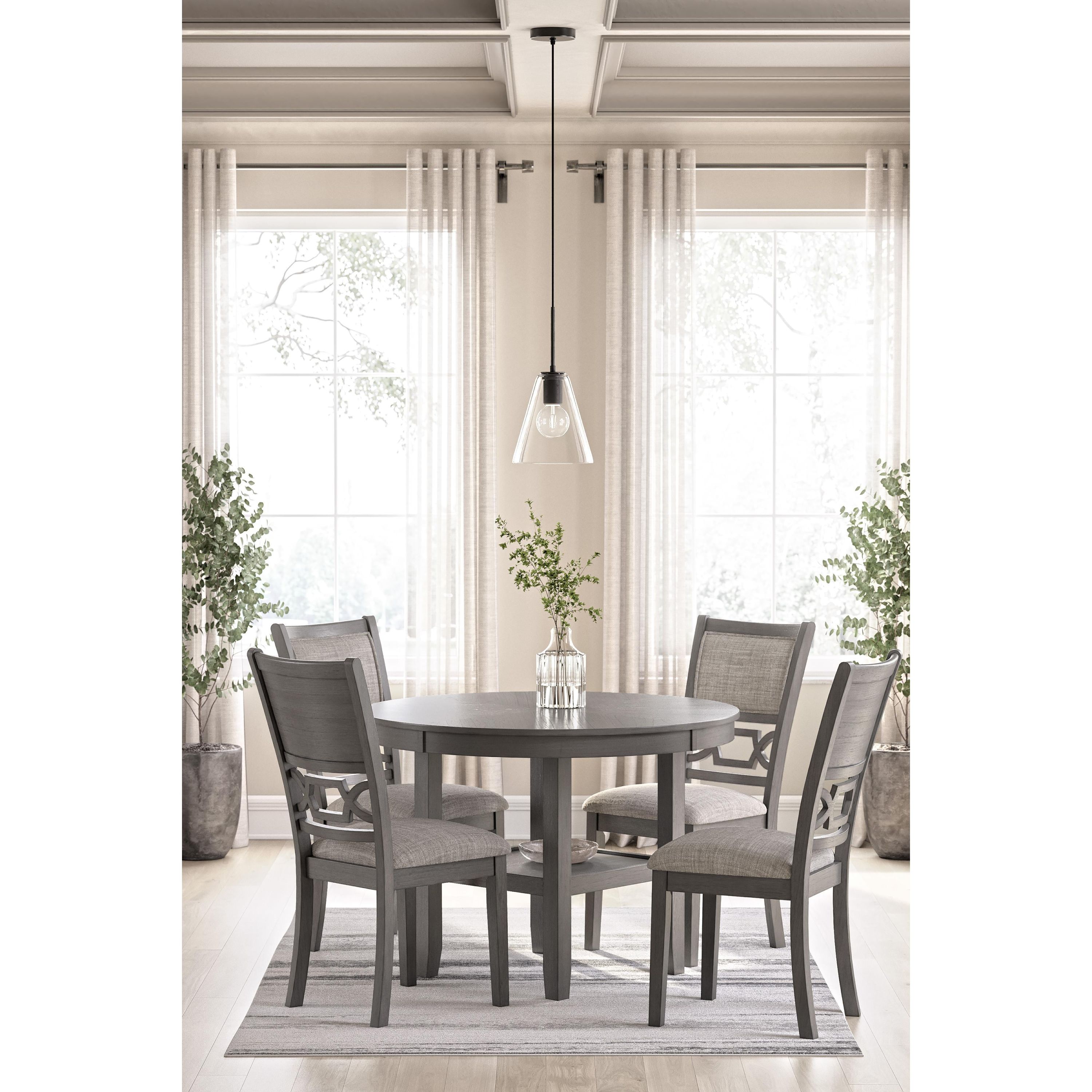 Signature Design by Ashley Wrenning D425-225 Dining Room Table Set - Image 3