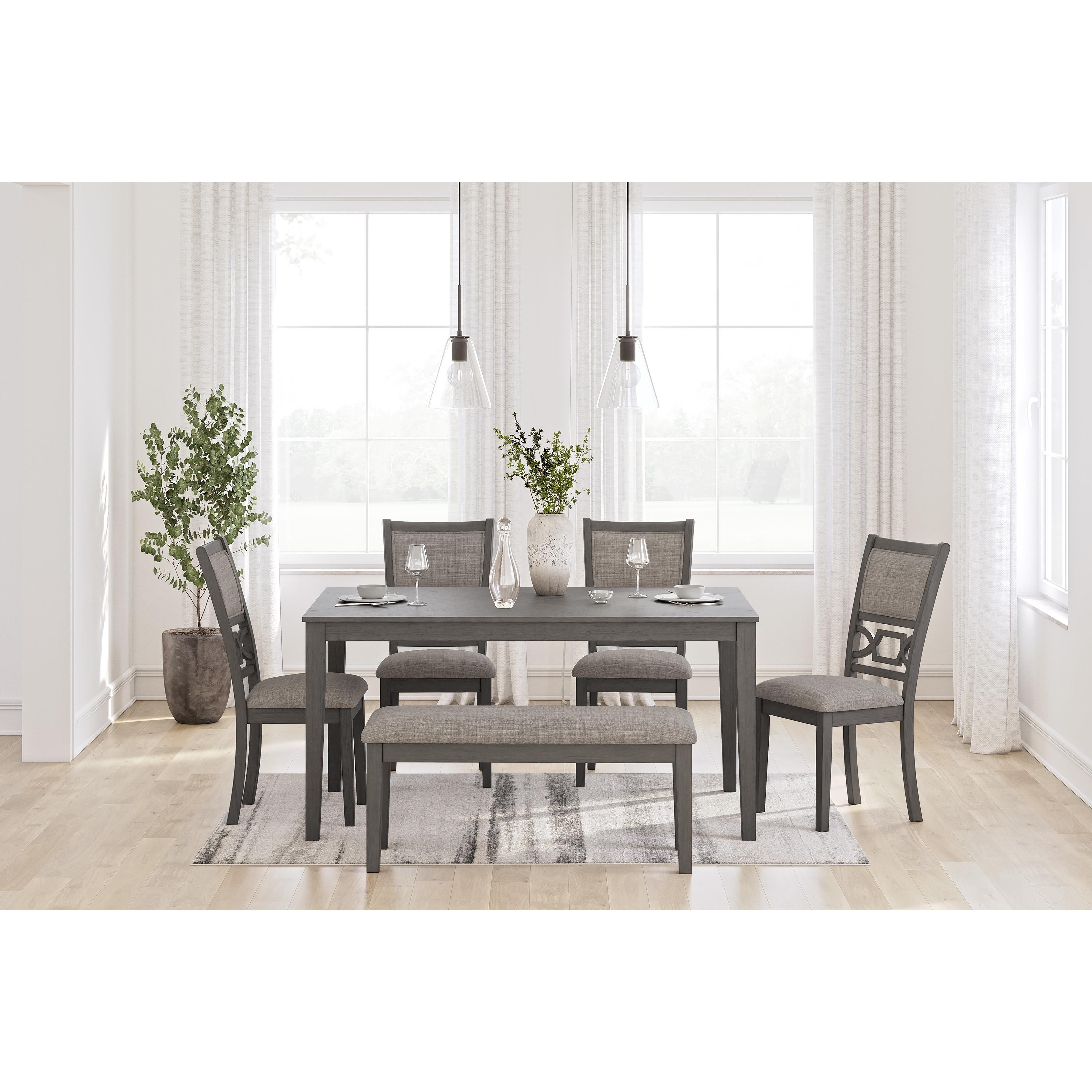 Signature Design by Ashley Wrenning D425-325 Dining Room Table Set - Image 3