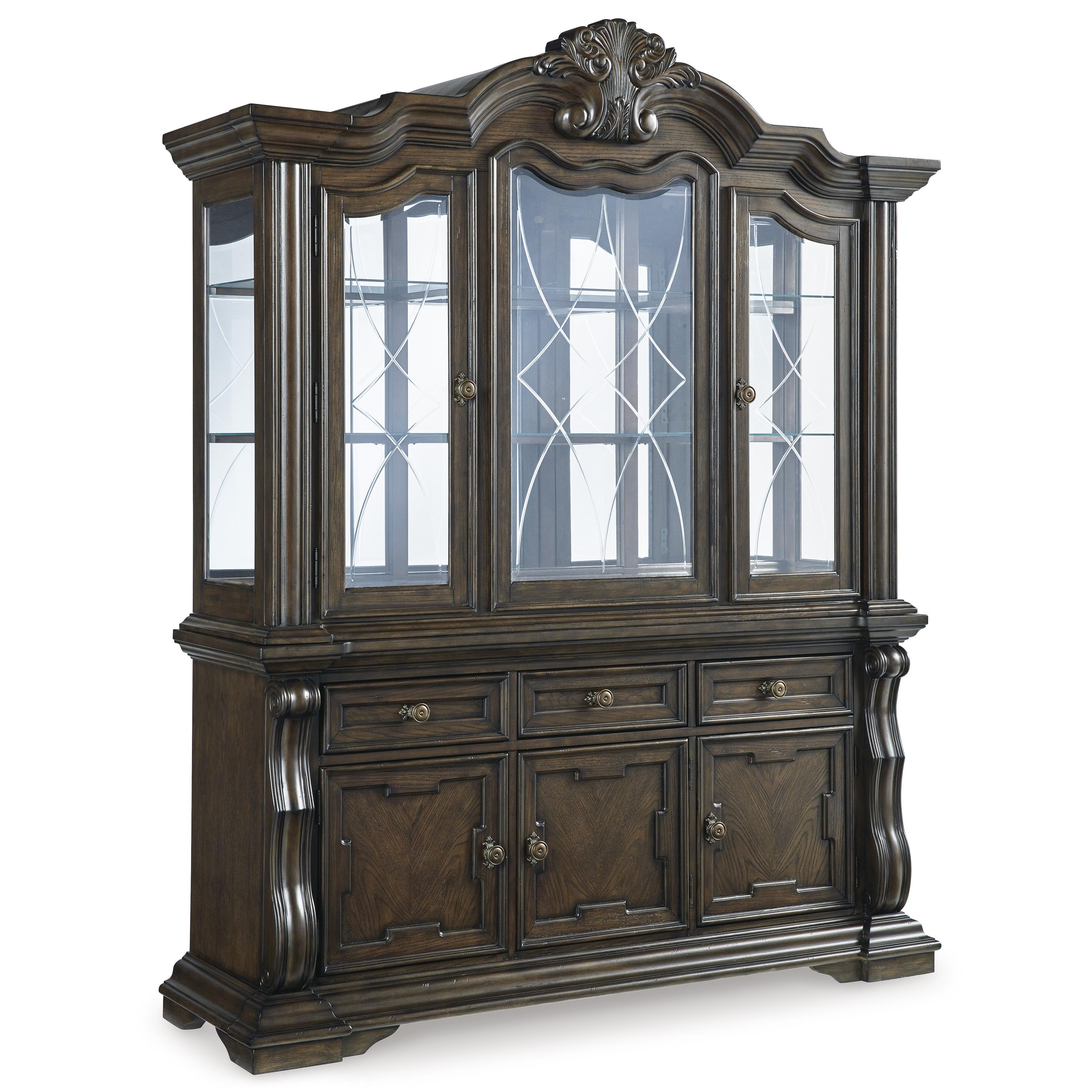 Signature Design by Ashley Maylee D947D1 Dining Buffet and Hutch - Image 1