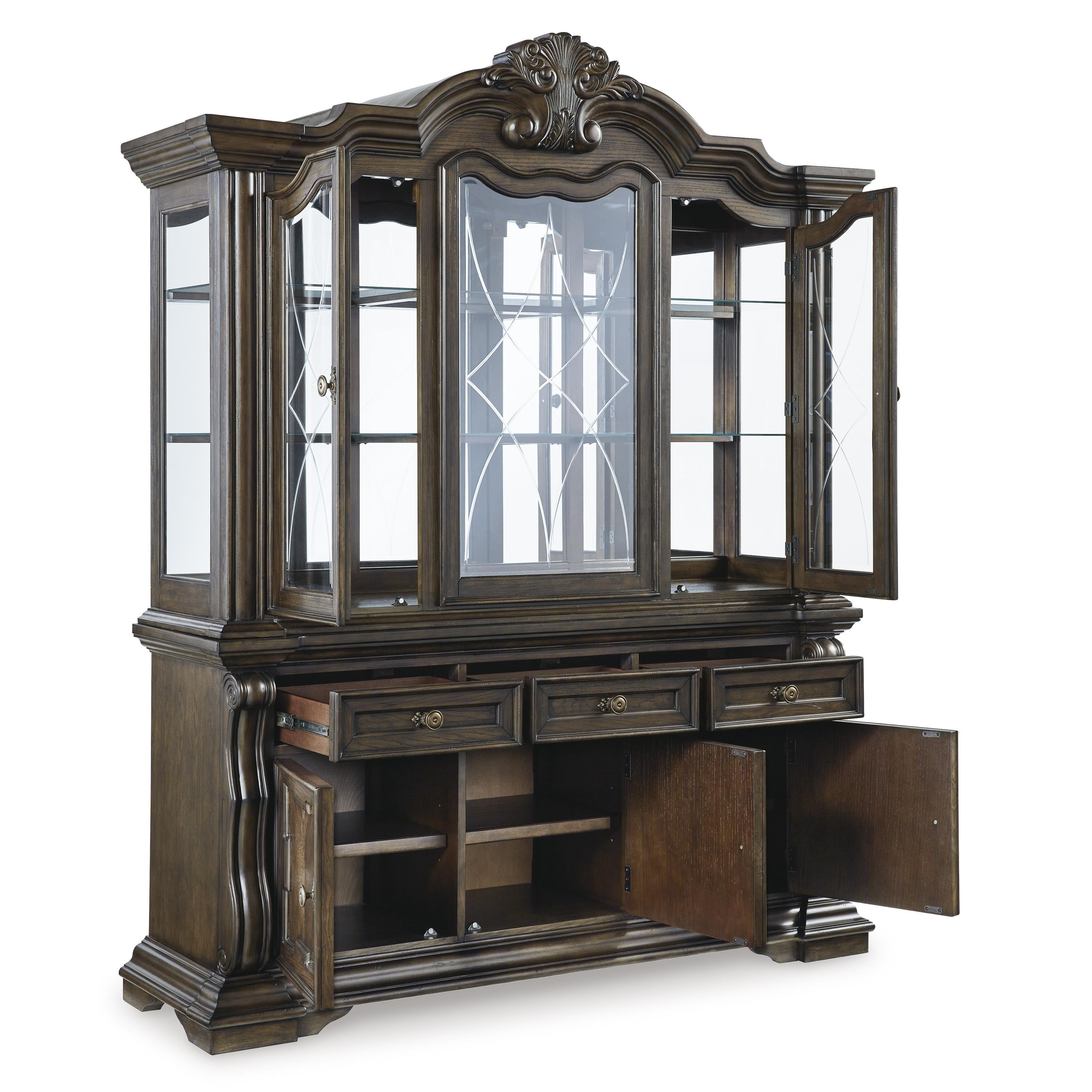 Signature Design by Ashley Maylee D947D1 Dining Buffet and Hutch - Image 2