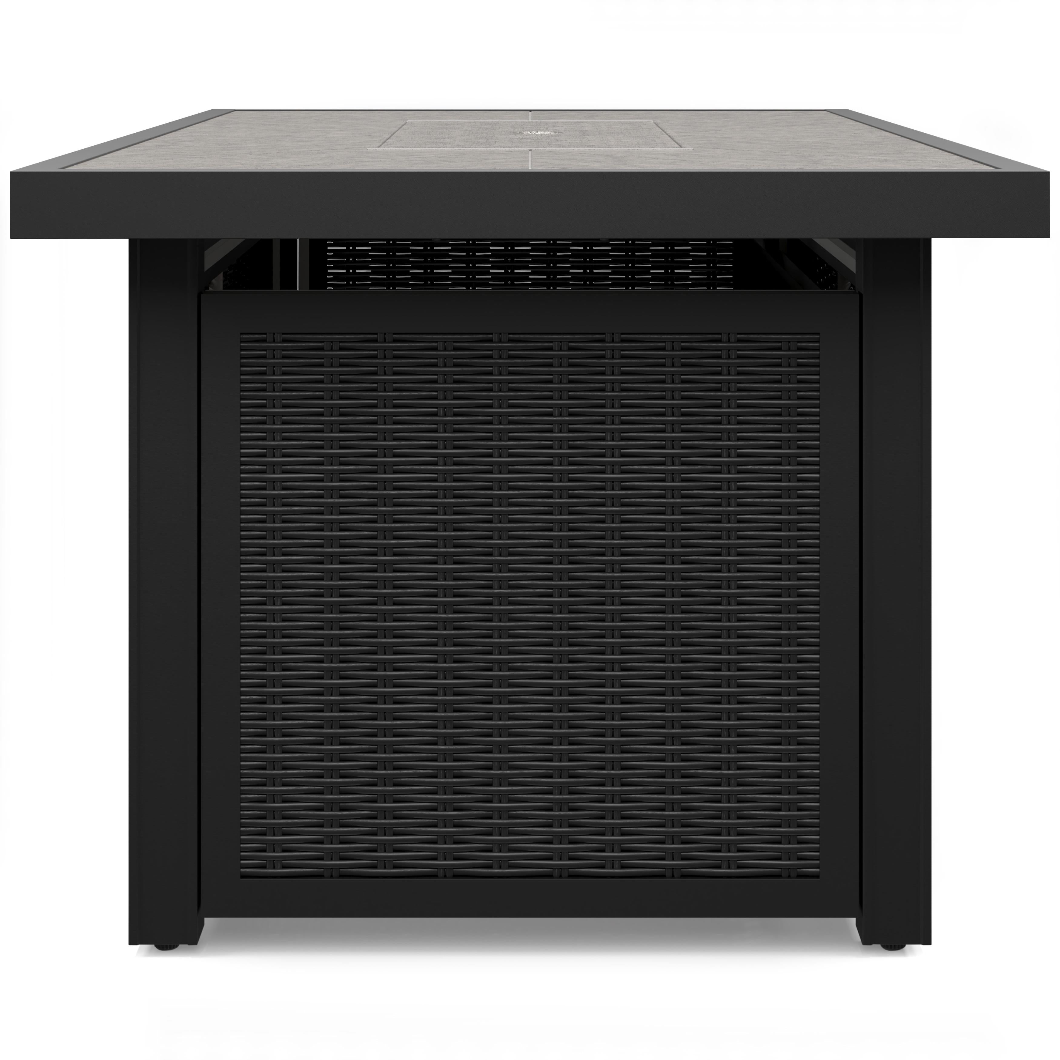 Signature Design by Ashley Beachcroft P792-773 Rectangular Fire Pit Table - Image 3
