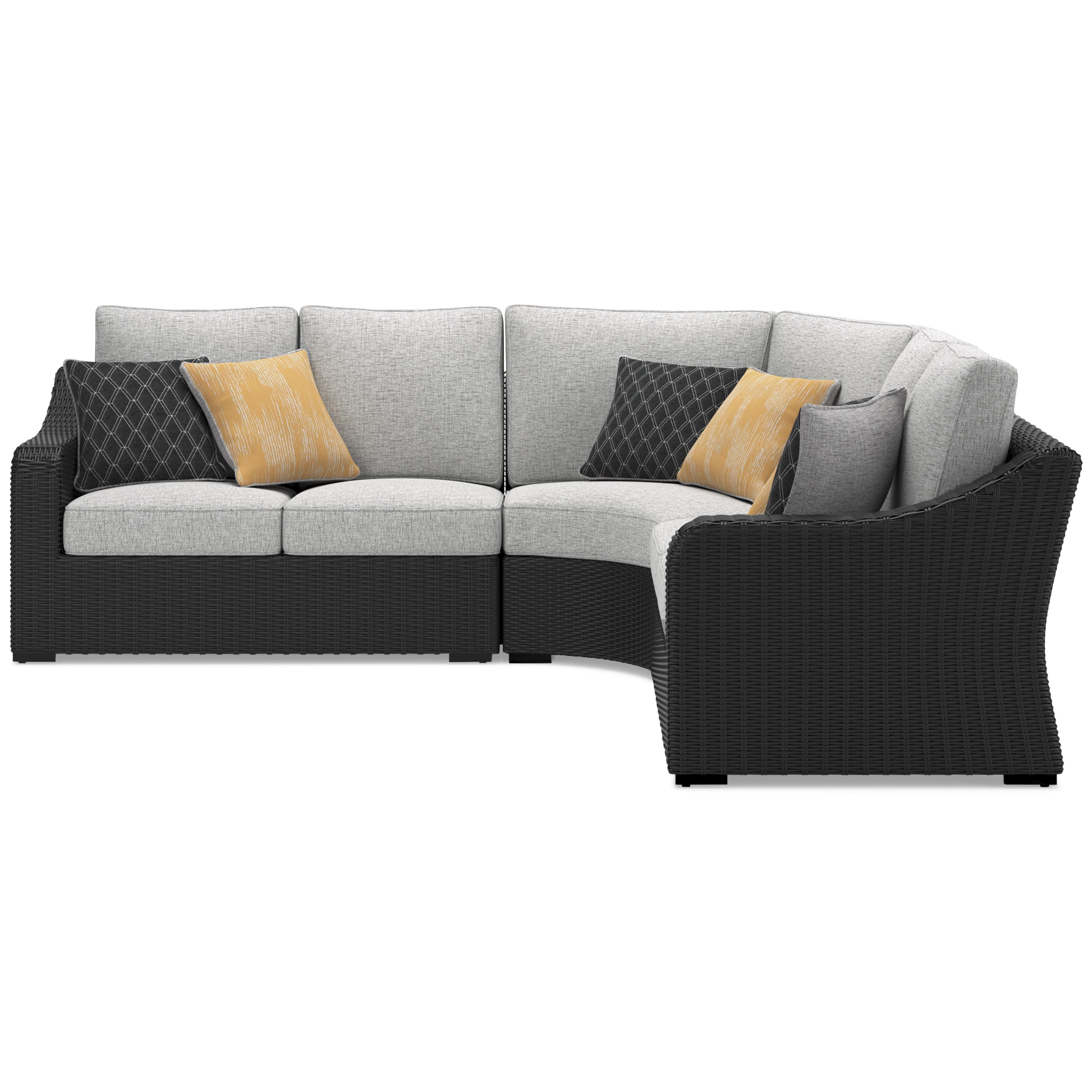 Signature Design by Ashley Beachcroft P792P1 3 pc Outdoor Sectional - Image 2