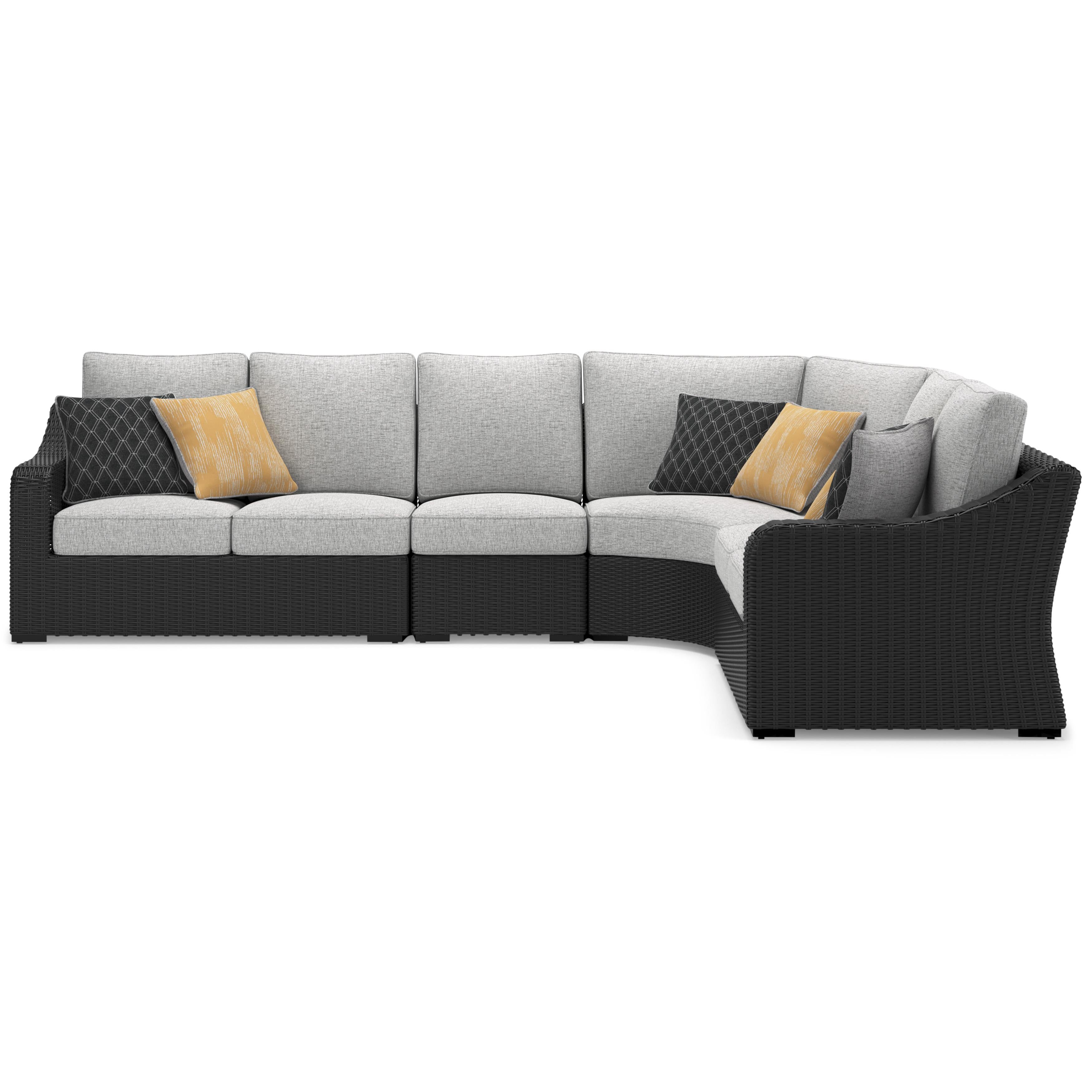 Signature Design by Ashley Beachcroft P792P2 4 pc Outdoor Sectional - Image 2