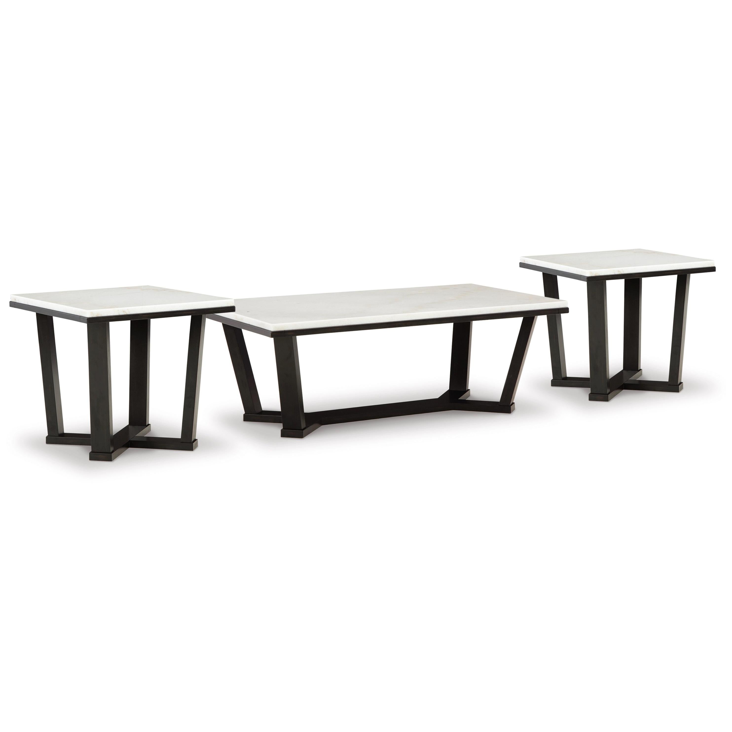 Signature Design by Ashley Fostead T770T1 Coffee Table and 2 Ends - Image 1