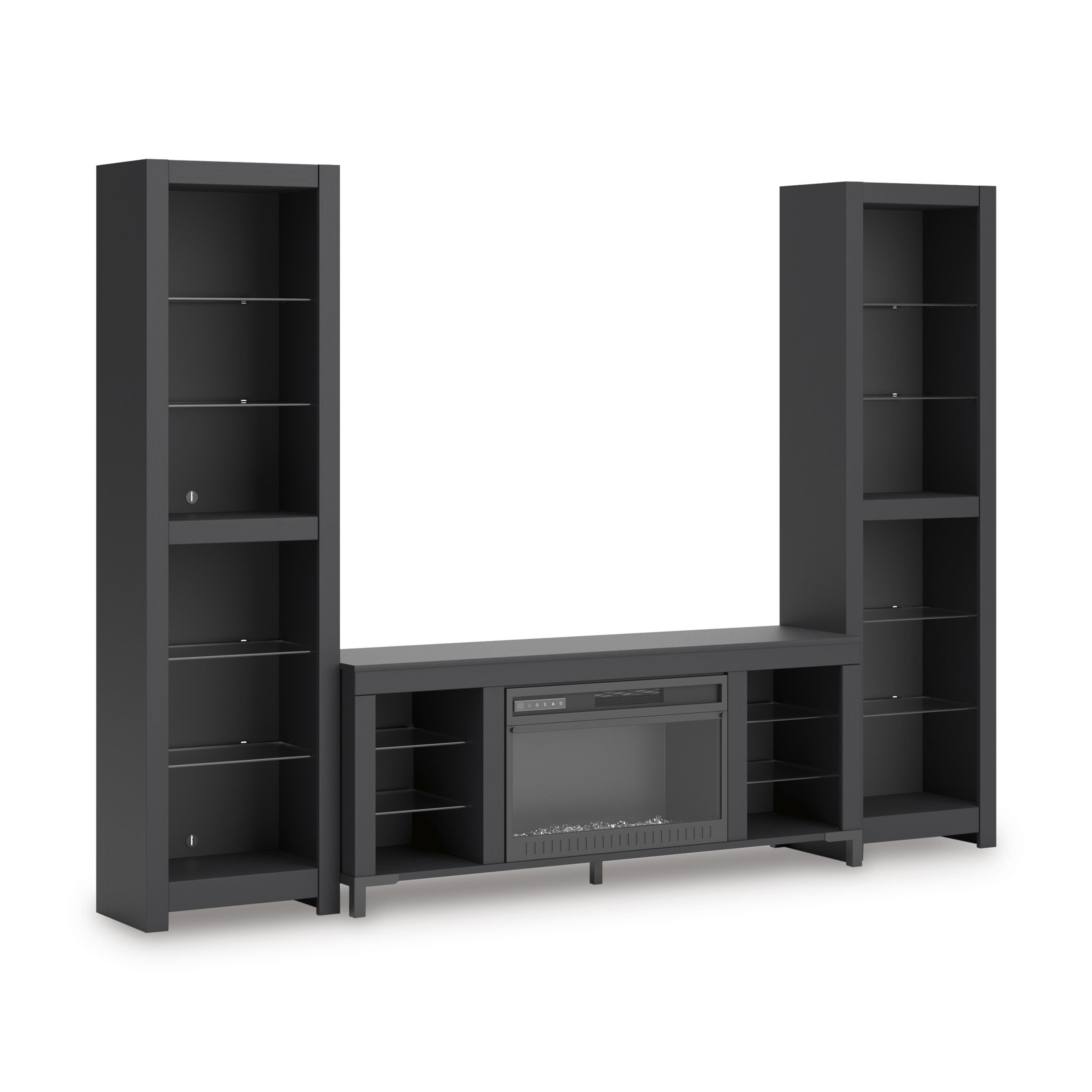 Signature Design by Ashley Cayberry W2721W2 3 pc Entertainment Center with Electric Fireplace