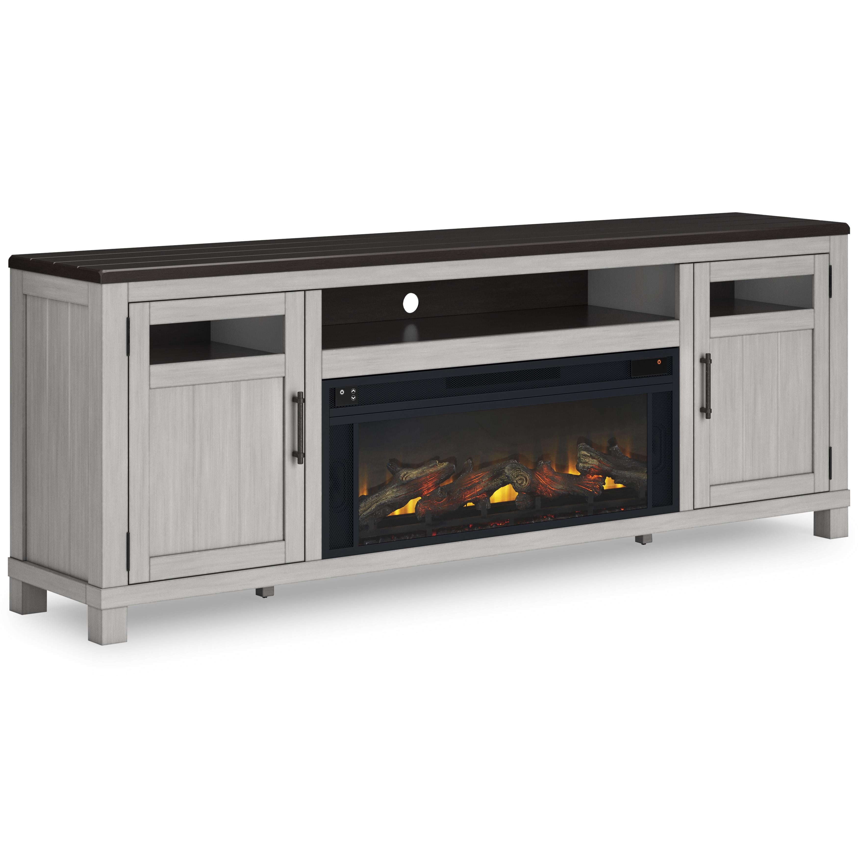 Signature Design by Ashley Darborn W796W1 88" TV Stand with Electric Fireplace - Image 1