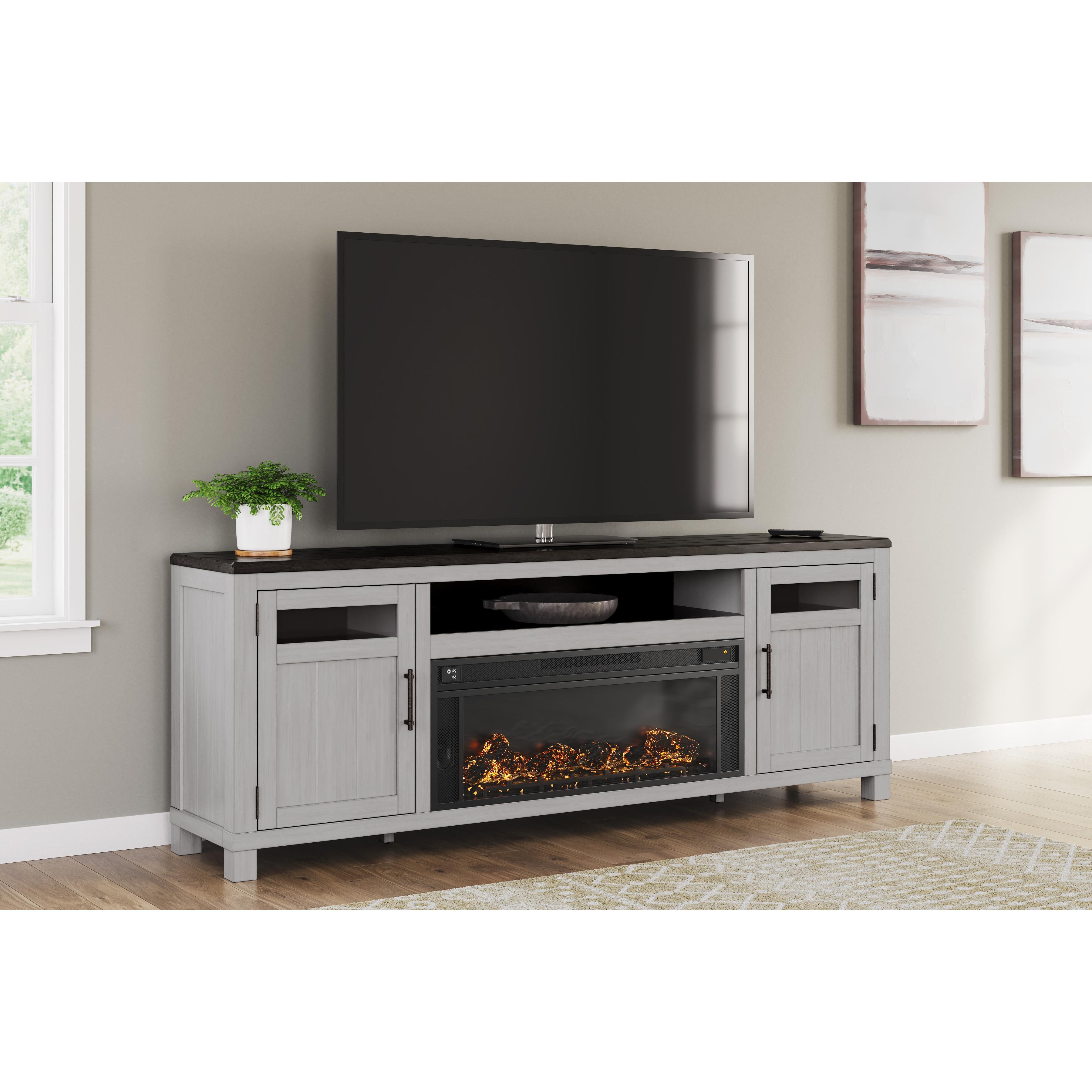 Signature Design by Ashley Darborn W796W1 88" TV Stand with Electric Fireplace - Image 3