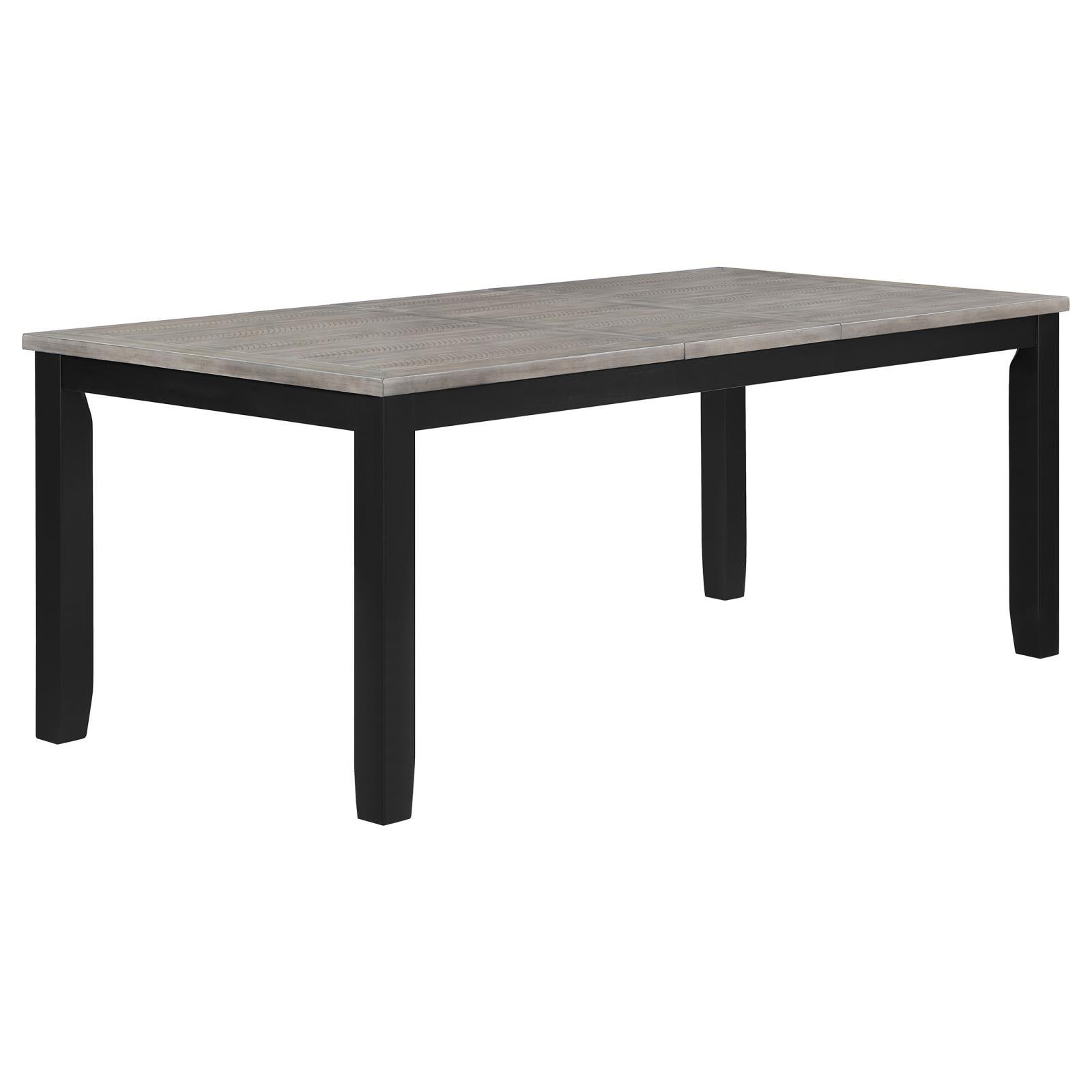 Coaster Furniture Elodie 121221 Rectangular 78-inch Extension Leaf Dining Table - Black - Image 1