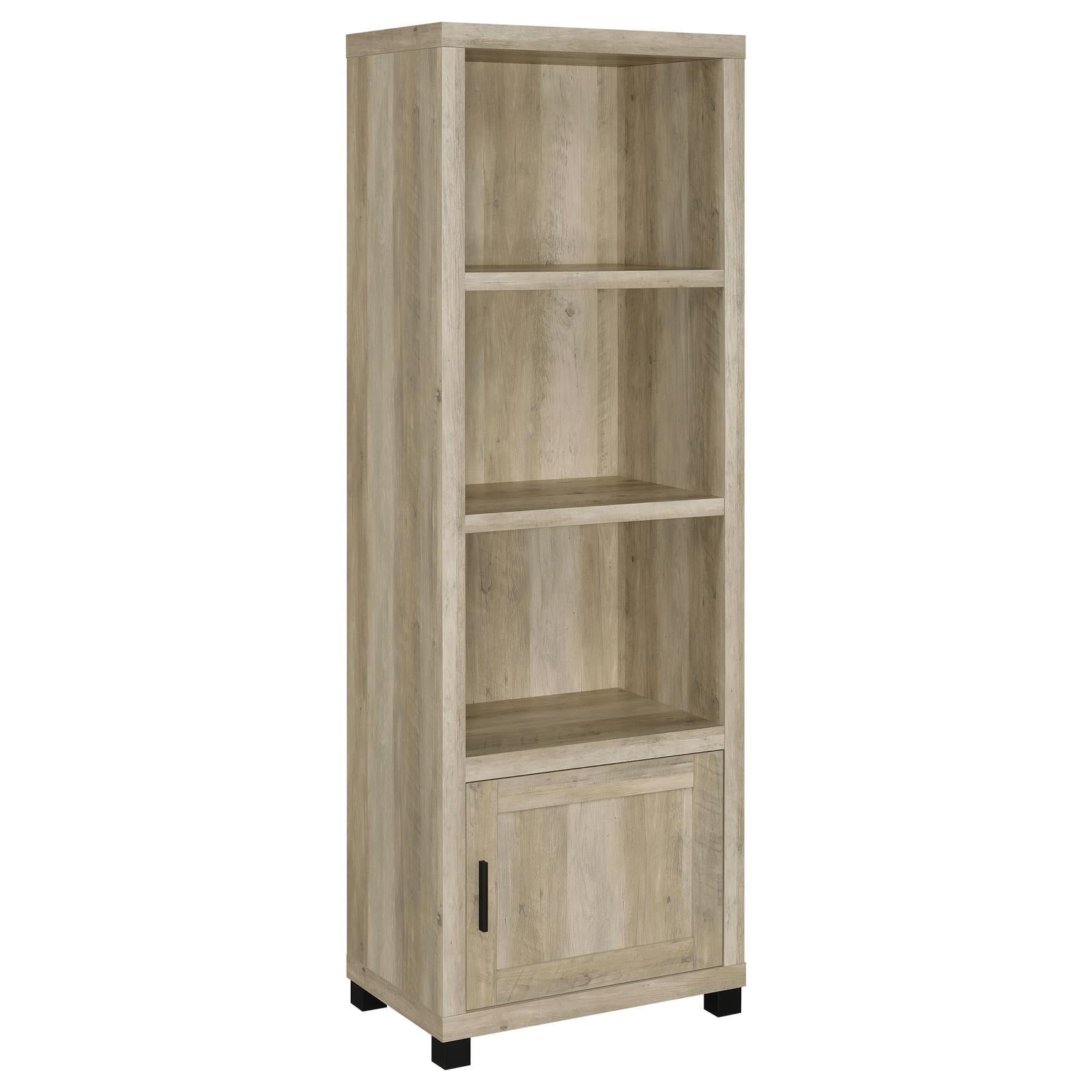 Coaster Furniture Sachin 707746 3-shelf Engineered Wood Media Tower – Distressed Pine