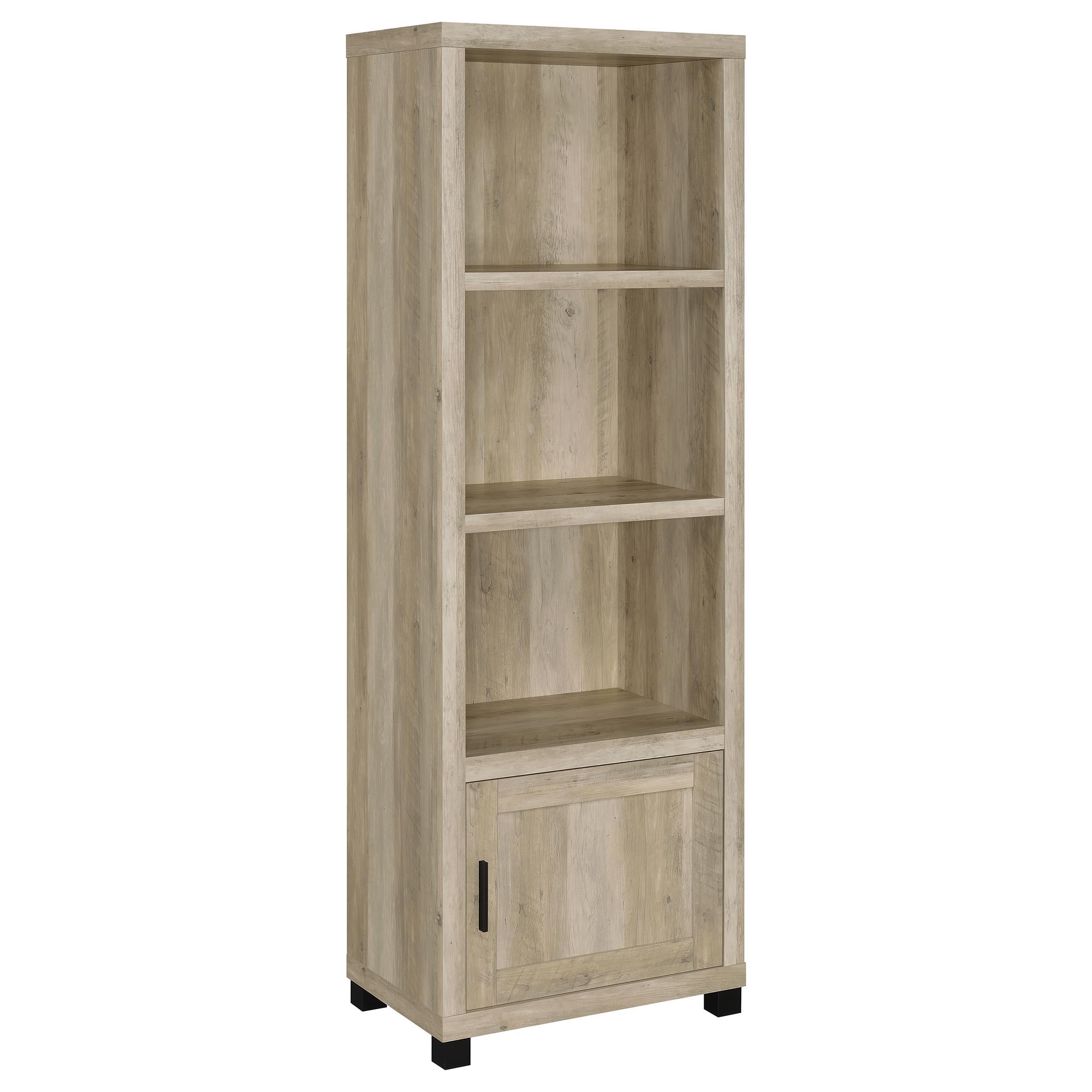 Coaster Furniture Sachin 736283-SET 3-piece Entertainment Center with 79" TV Stand - Antique Pine - Image 2