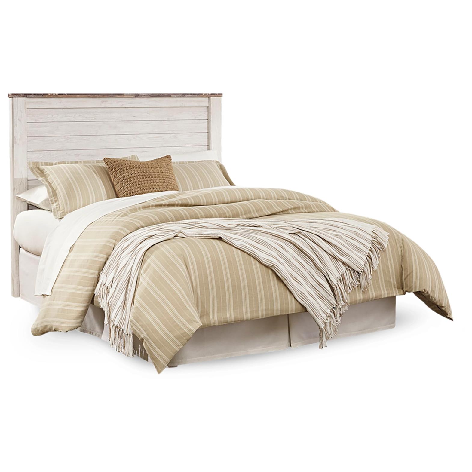 Signature Design by Ashley Willowton B267-57 Queen Panel Headboard - Image 1