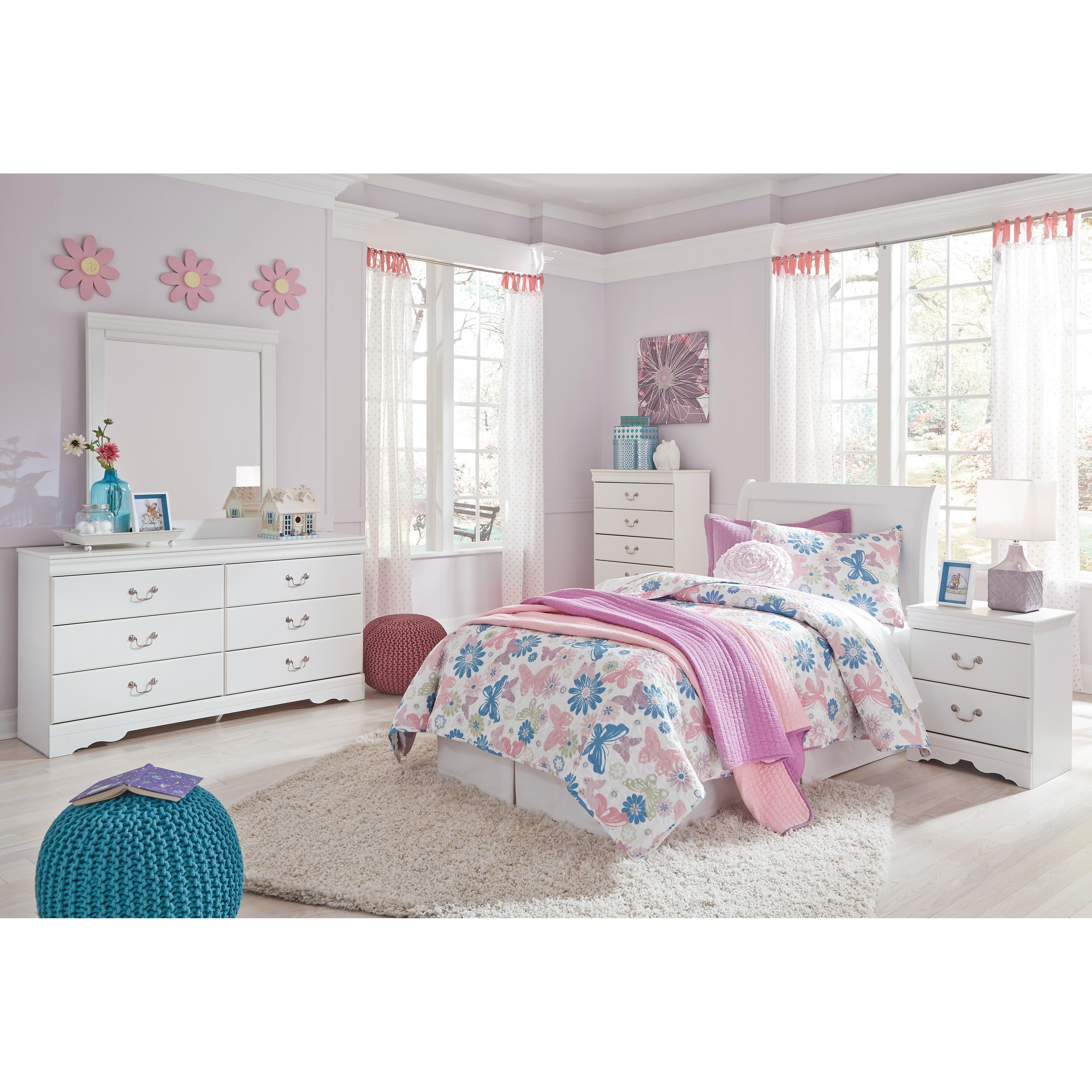 Signature Design by Ashley Anarasia B129-63 Twin Sleigh Headboard - Image 2