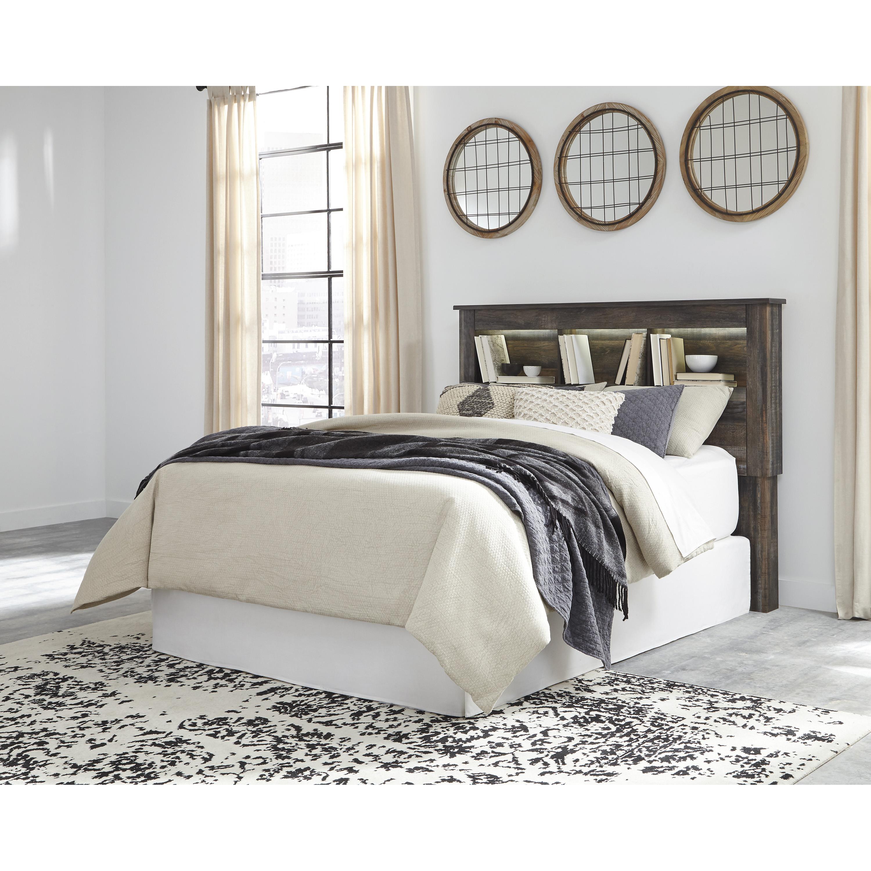 Signature Design by Ashley Drystan B211-65 Queen Bookcase Headboard - Image 2