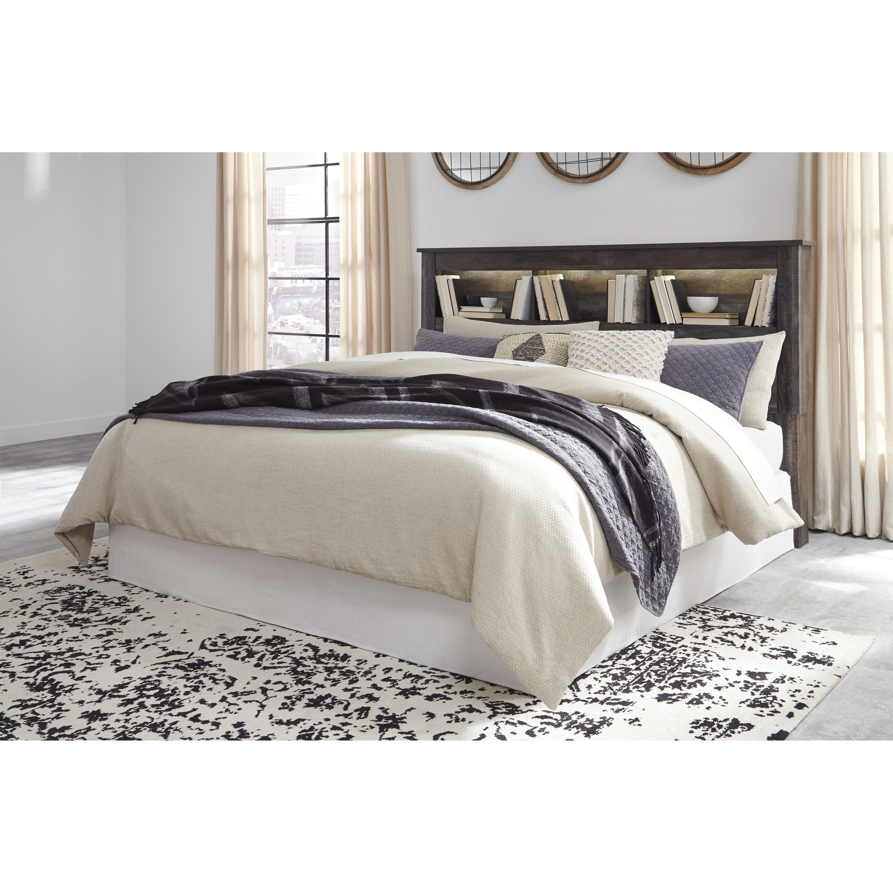 Signature Design by Ashley Drystan B211-69 King/California King Bookcase Headboard - Image 2