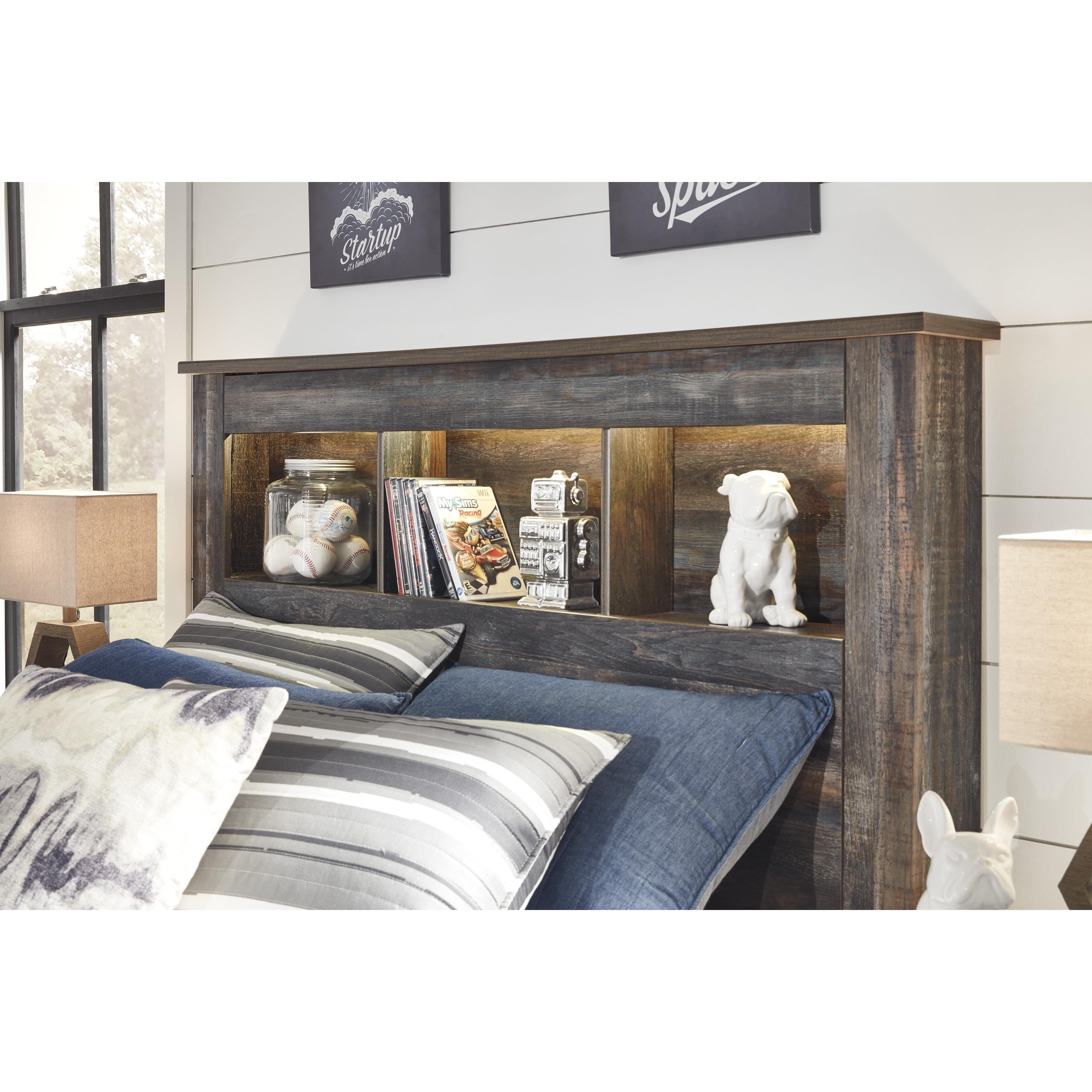 Signature Design by Ashley Drystan B211-85 Full Bookcase Headboard - Image 3