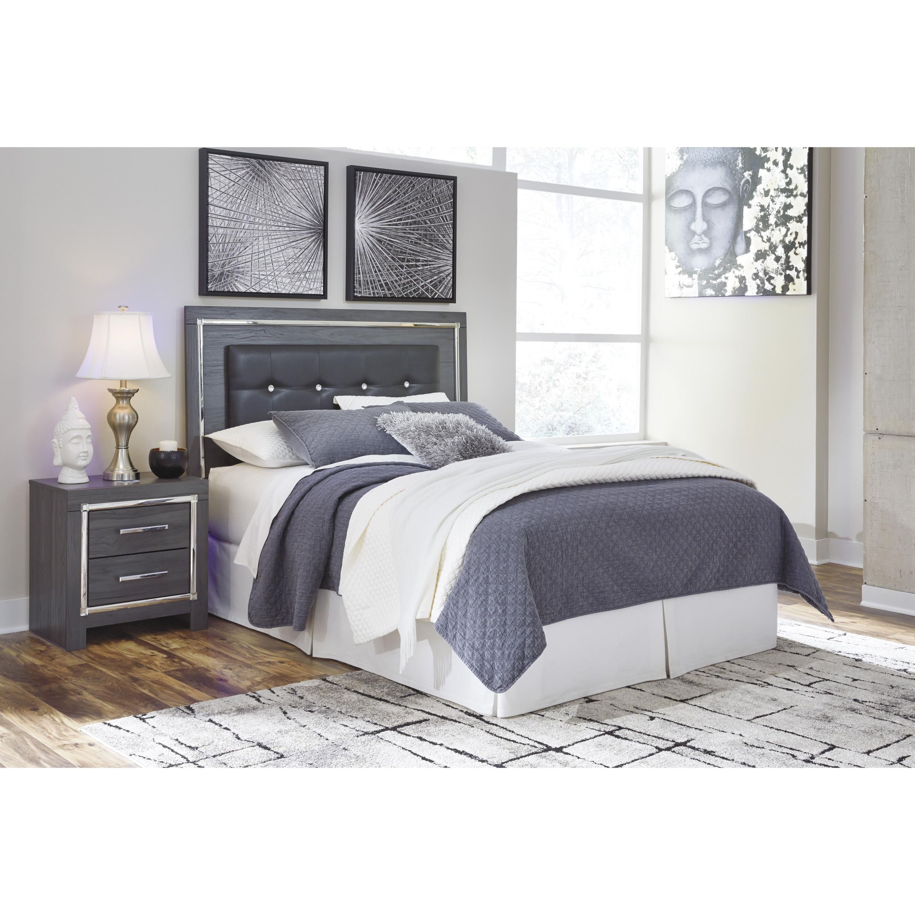 Signature Design by Ashley Lodanna B214-57 Queen Upholstered Panel Headboard - Image 1