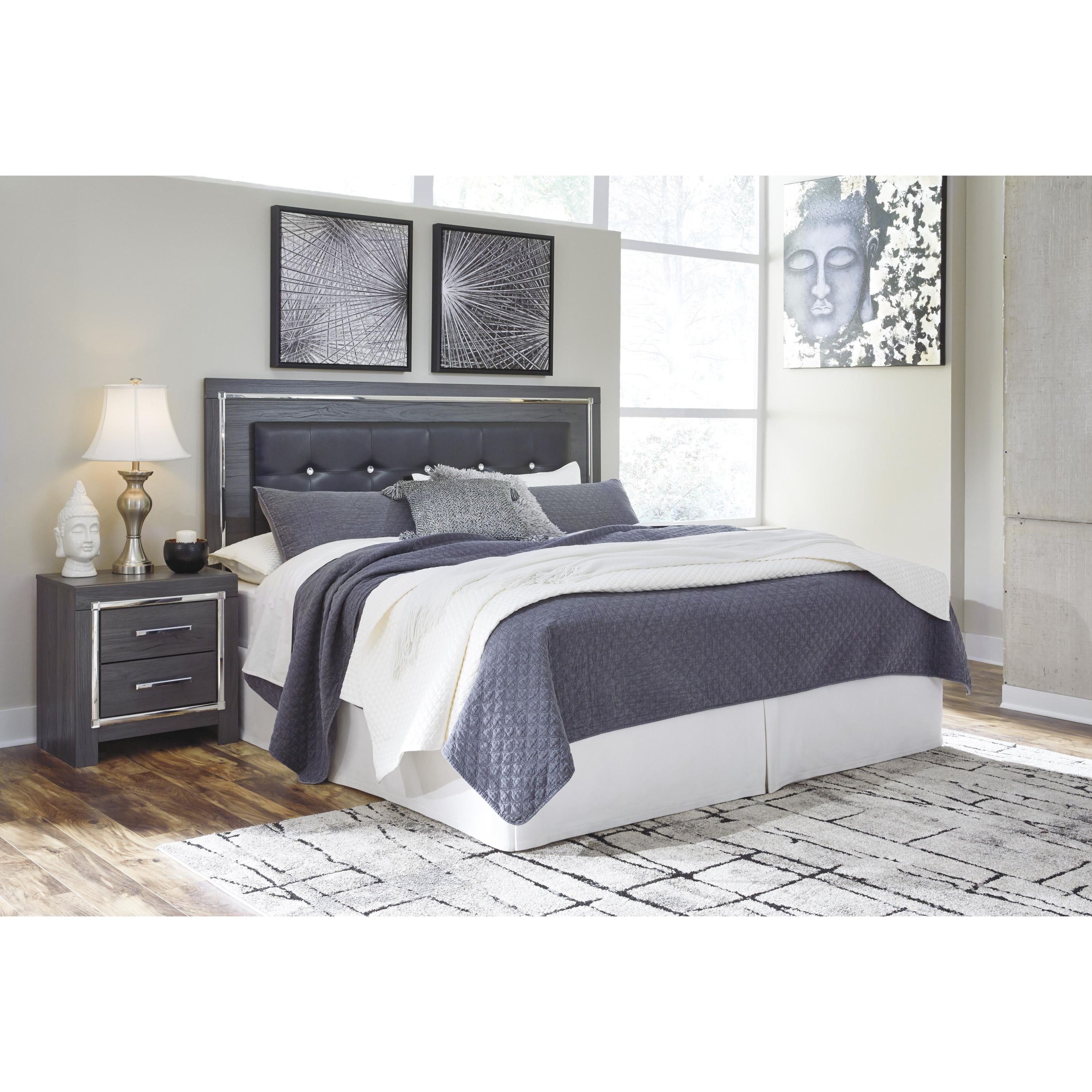 Signature Design by Ashley Lodanna B214-58 King/California King Upholstered Panel Headboard - Image 1