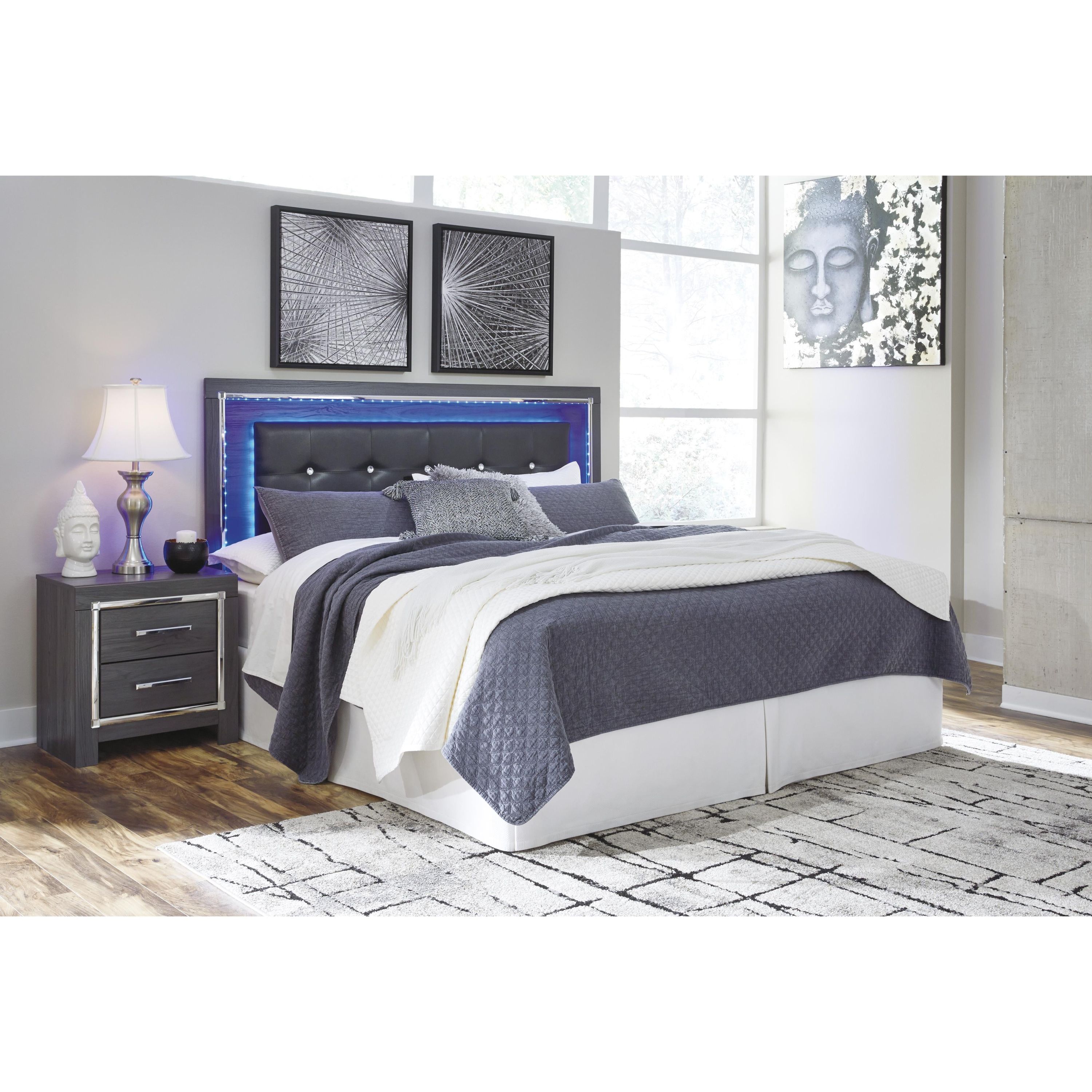 Signature Design by Ashley Lodanna B214-58 King/California King Upholstered Panel Headboard - Image 2