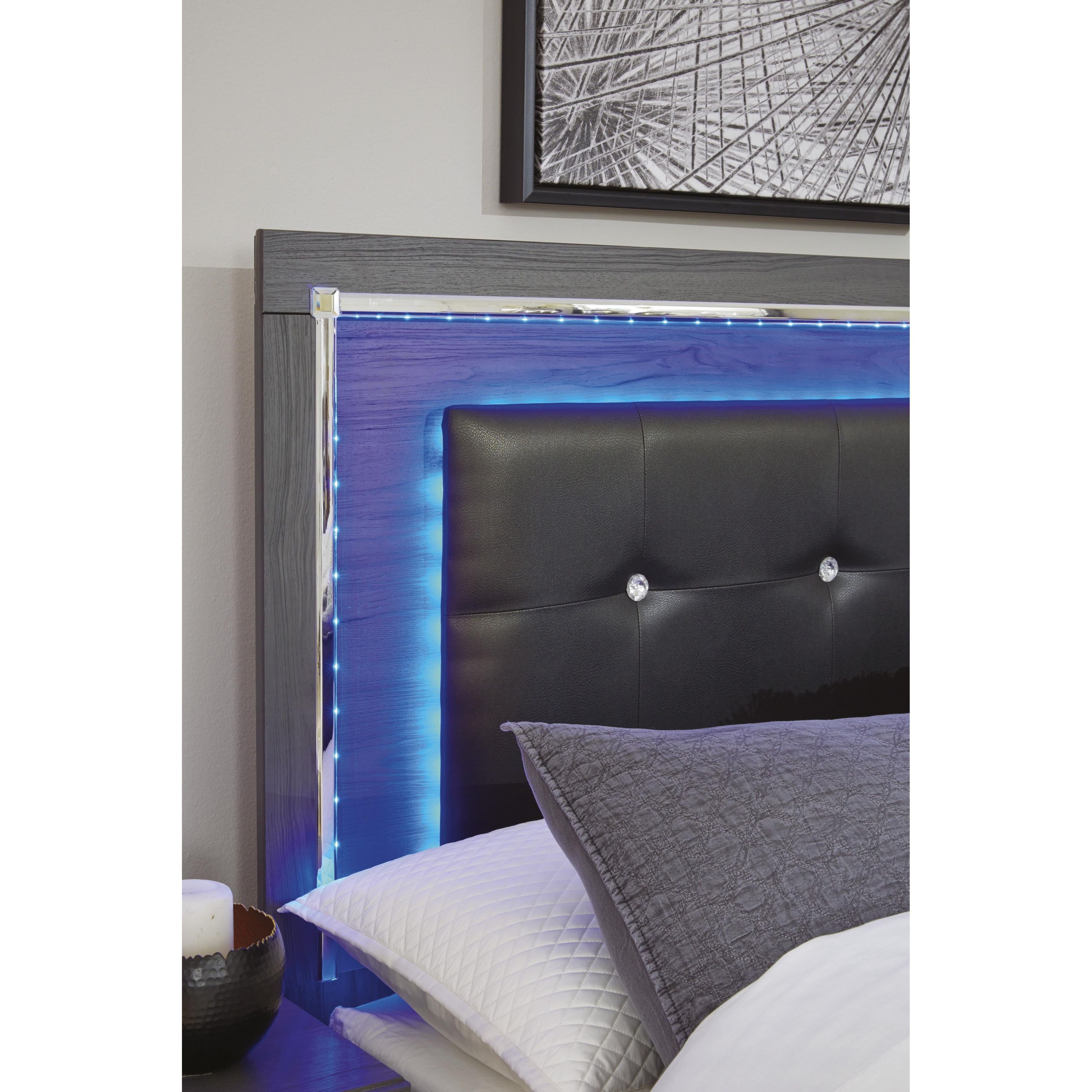 Signature Design by Ashley Lodanna B214-58 King/California King Upholstered Panel Headboard - Image 3