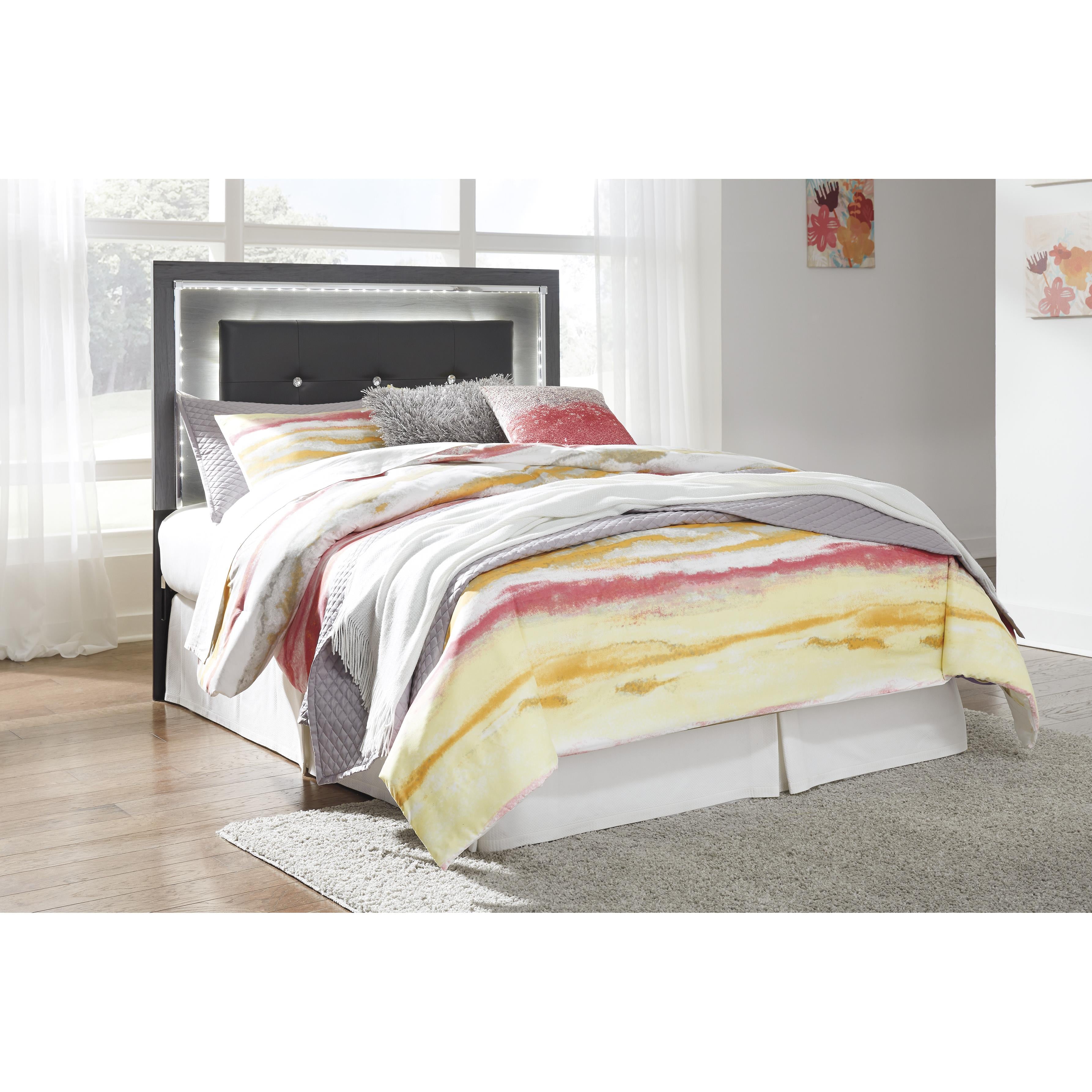 Signature Design by Ashley Lodanna B214-87 Full Upholstered Panel Headboard - Image 2