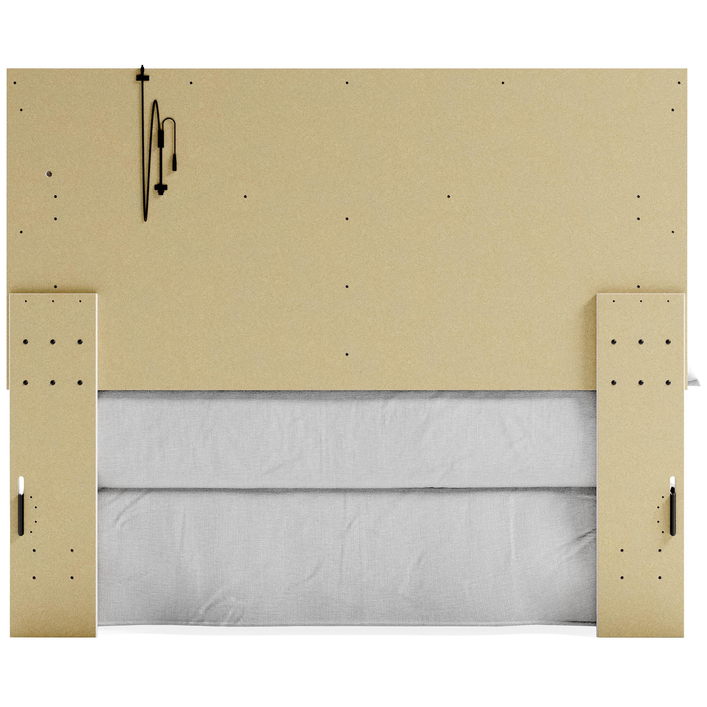 Signature Design by Ashley Altyra B2640-57 Queen Upholstered Panel Headboard - Image 3