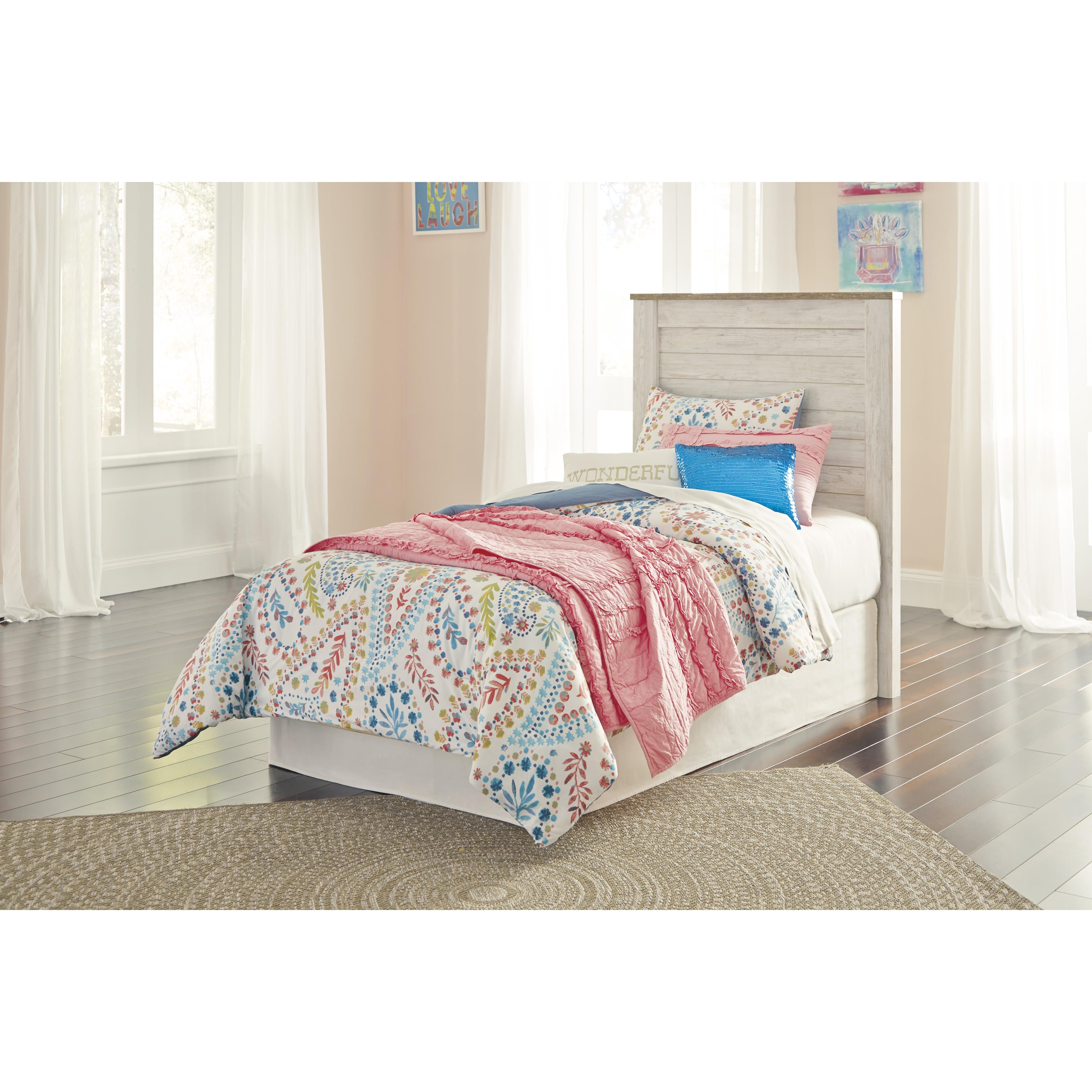 Signature Design by Ashley Willowton B267-53 Twin Panel Headboard - Image 1