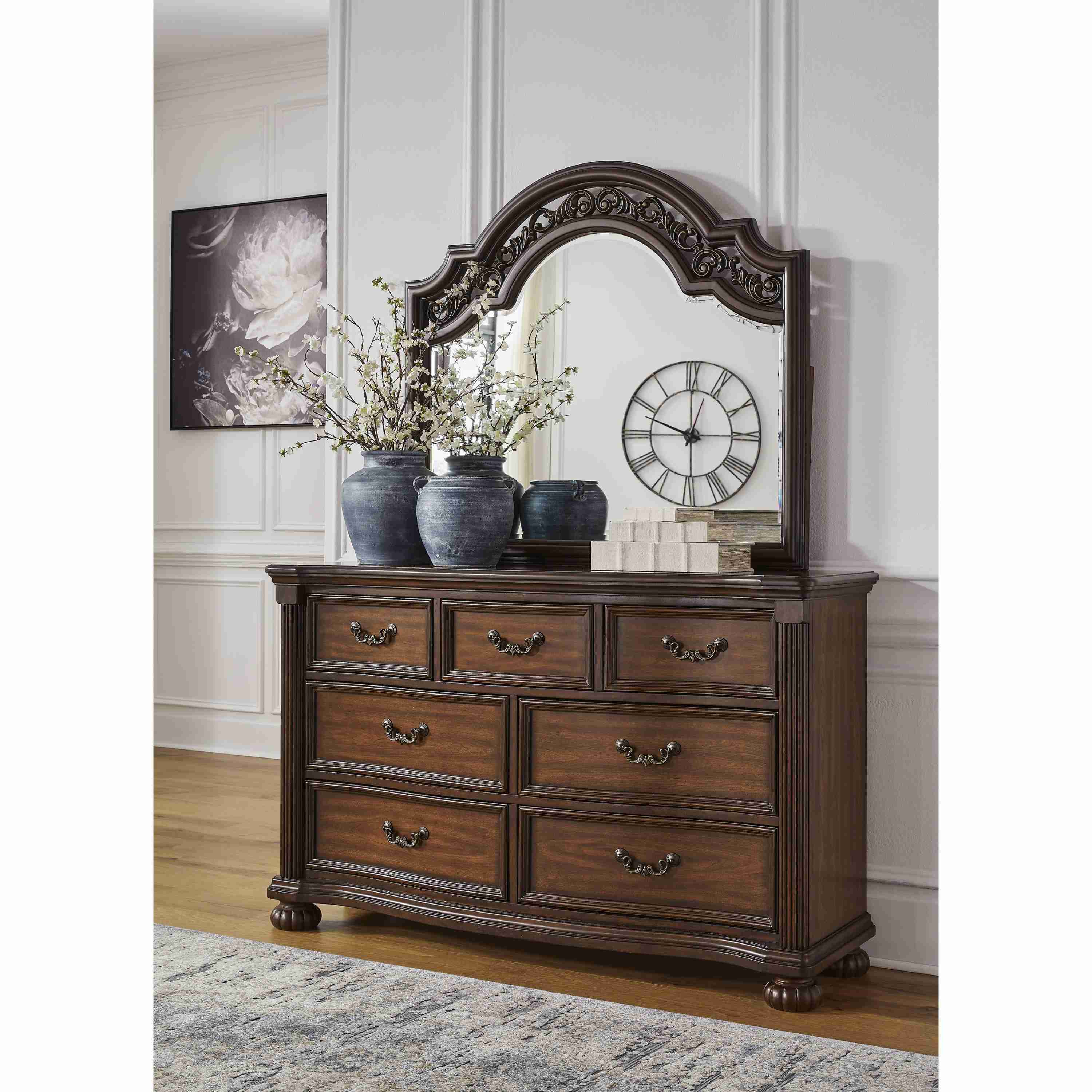 Signature Design by Ashley Lavinton B764B1 Dresser and Mirror - Image 2