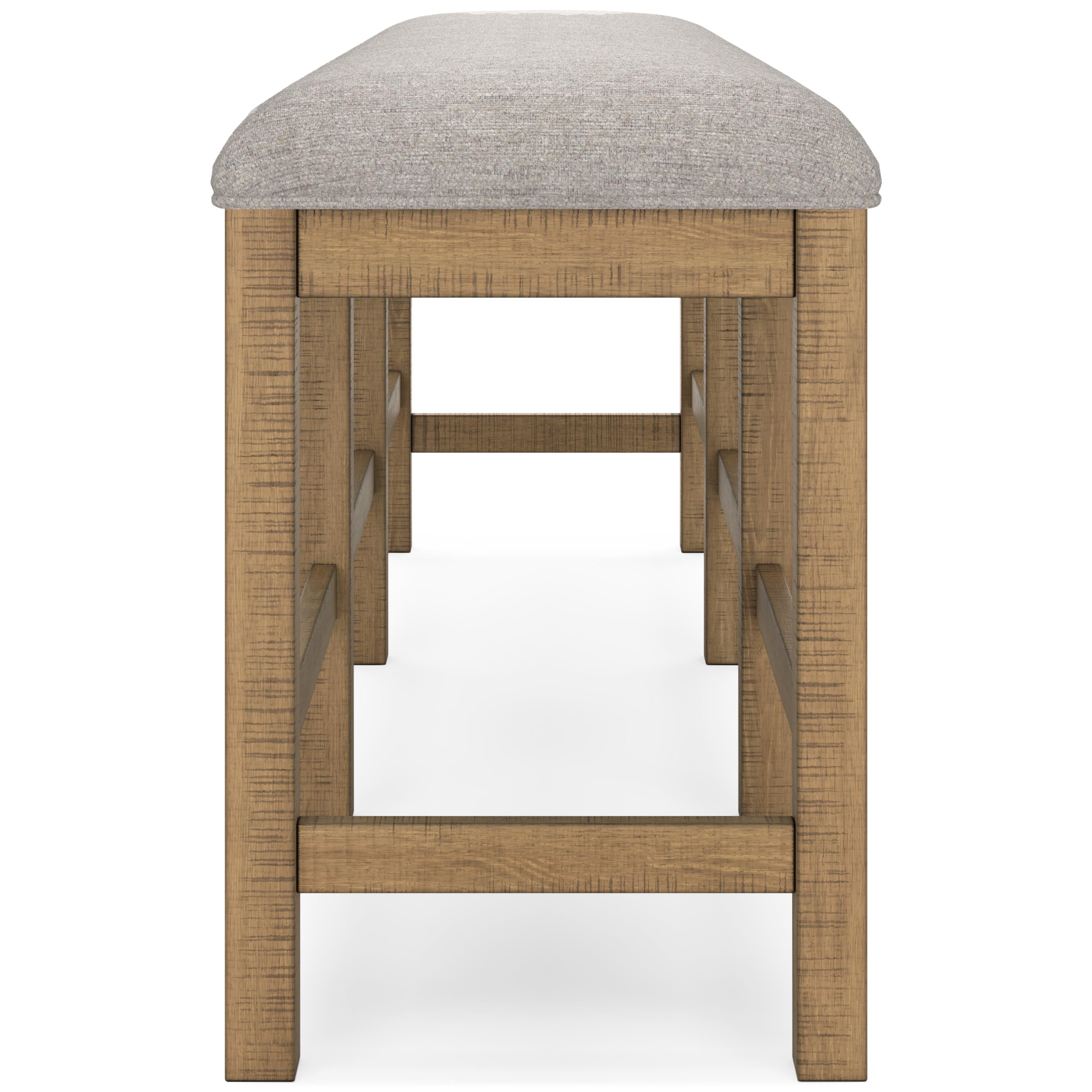 Signature Design by Ashley Havonplane D773-09 XL Counter Upholstered Dining Room Bench - Image 3