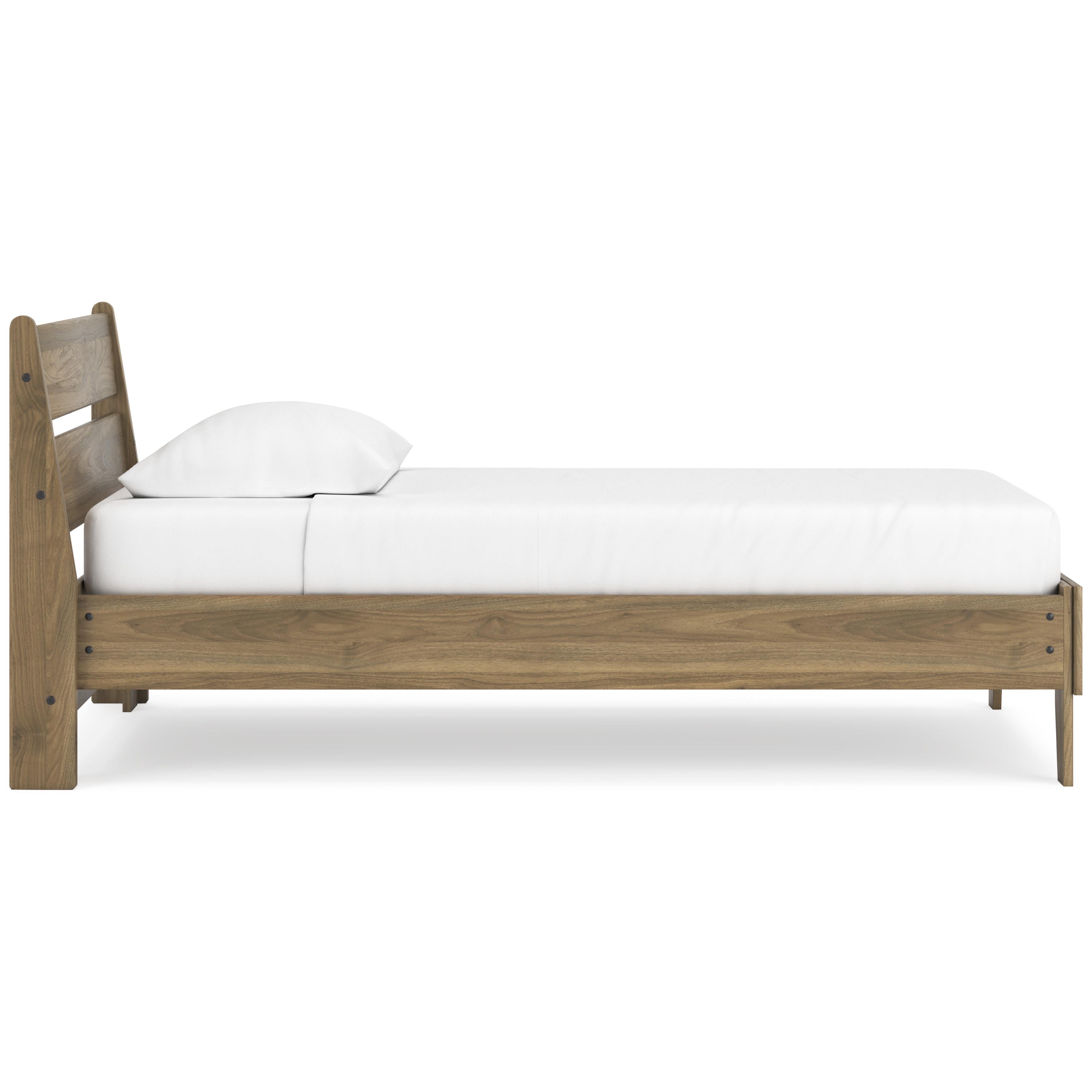 Signature Design by Ashley Deanlow EB1866B1 Twin Platform Panel Bed - Image 3