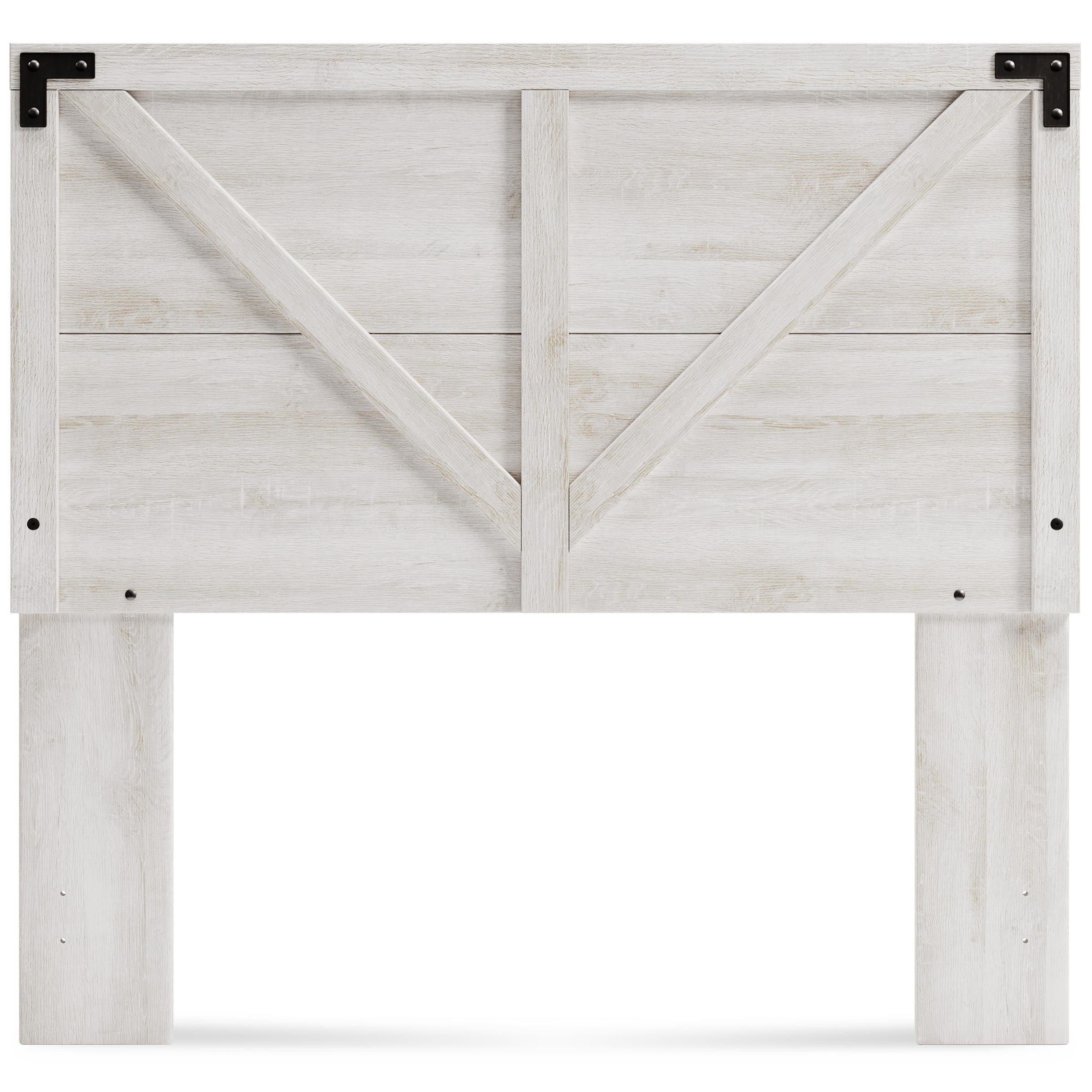 Signature Design by Ashley Shawburn EB4121-156 Full Crossbuck Panel Headboard - Image 1