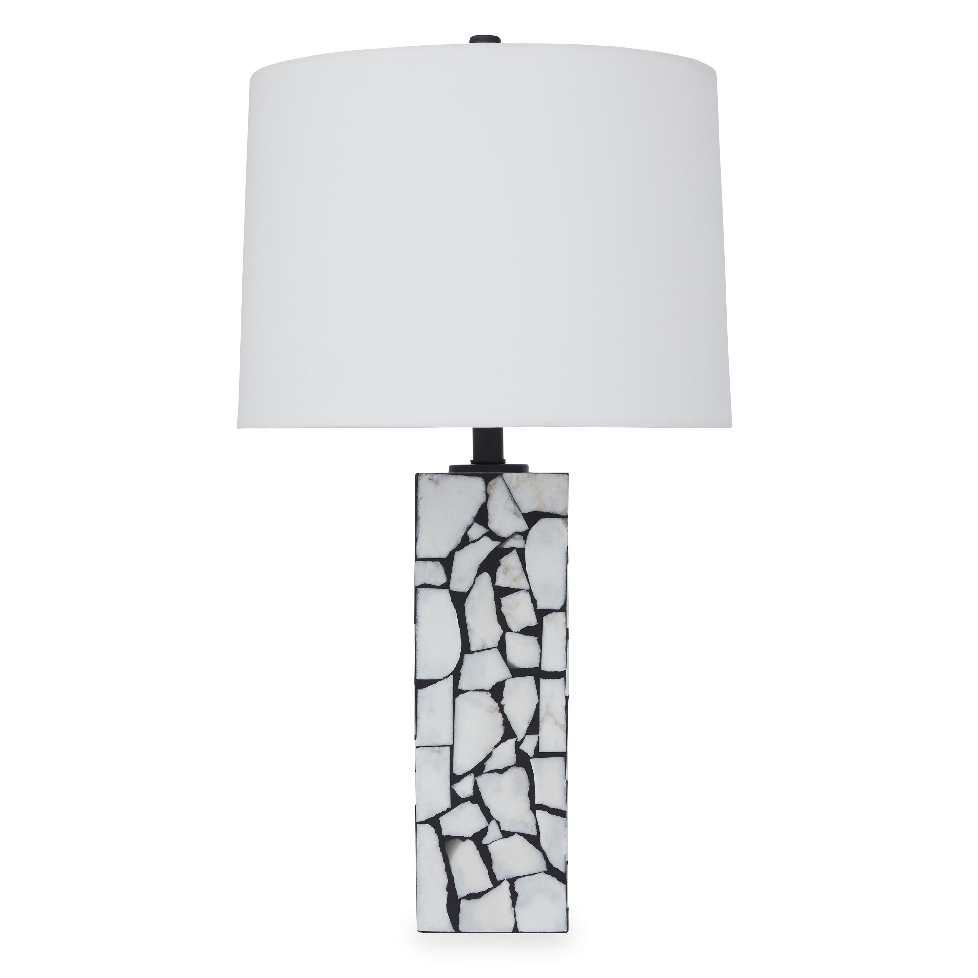 Signature Design by Ashley Macaria L429044 Marble Table Lamp - Image 1