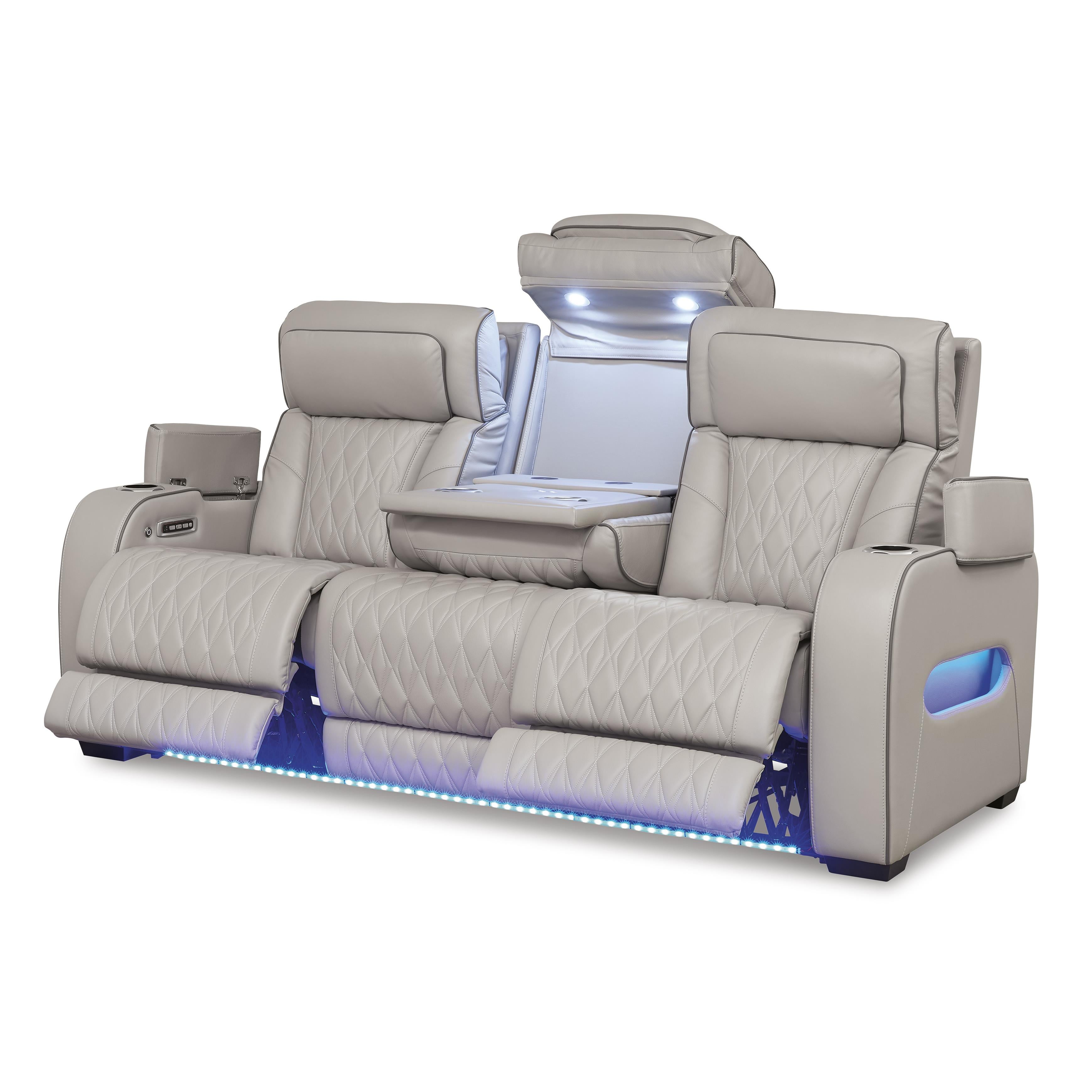 Signature Design by Ashley Boyington U2710515 Power Reclining Sofa with Adjustable Headrest - Image 2