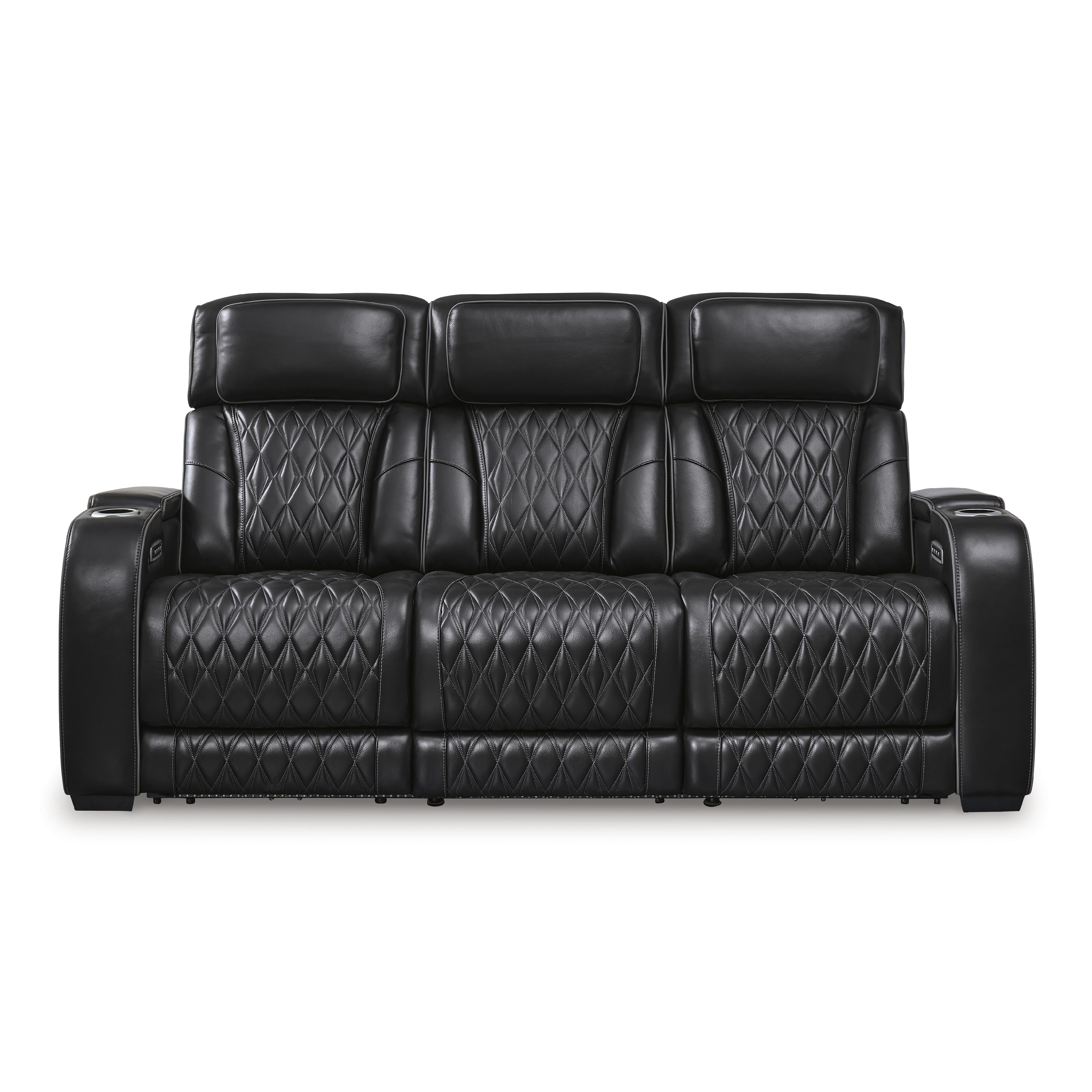 Signature Design by Ashley Boyington U2710615 Power Reclining Sofa with Adjustable Headrest - Image 3