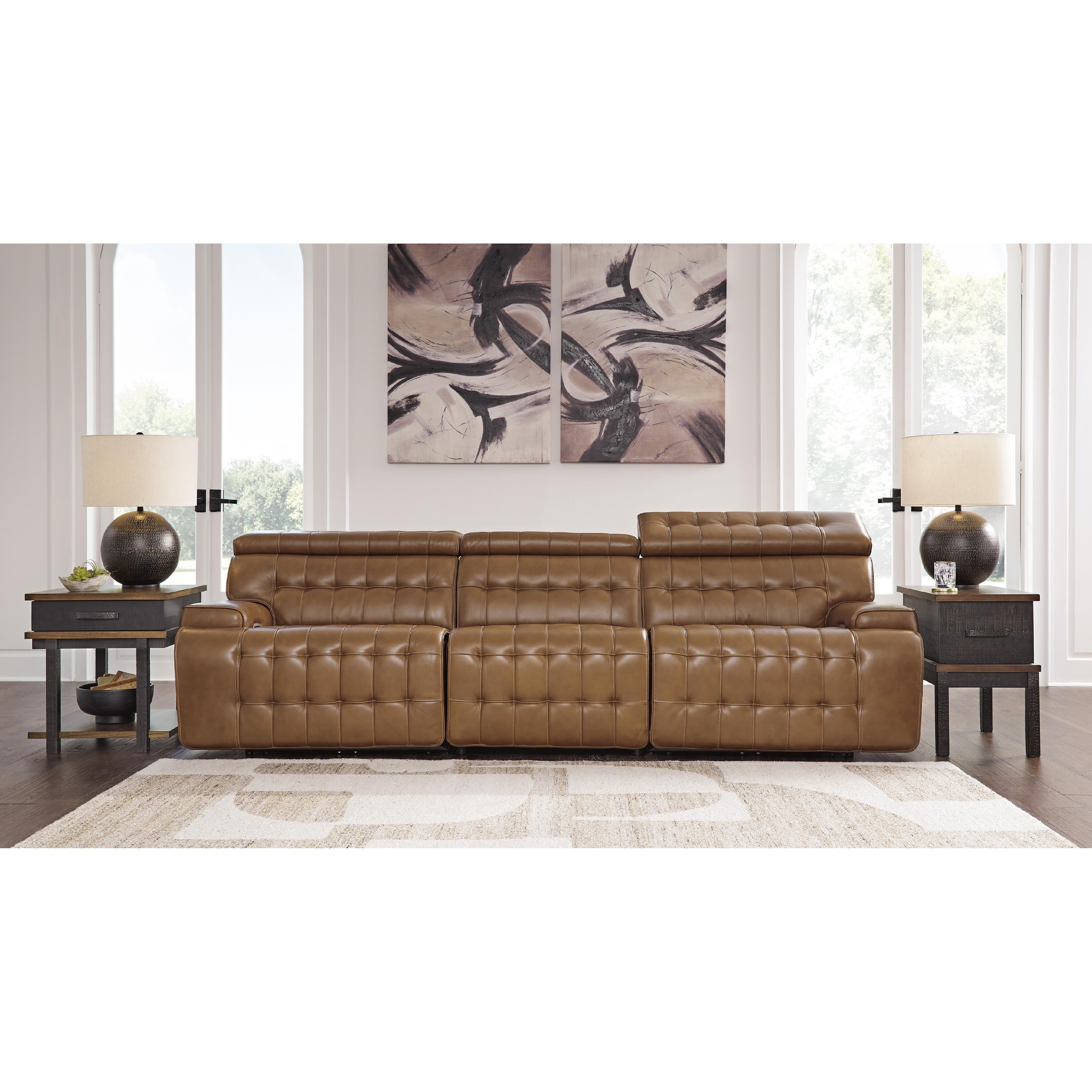 Signature Design by Ashley Temmpton U92708S3 3 pc Power Reclining Sectional Sofa - Image 2