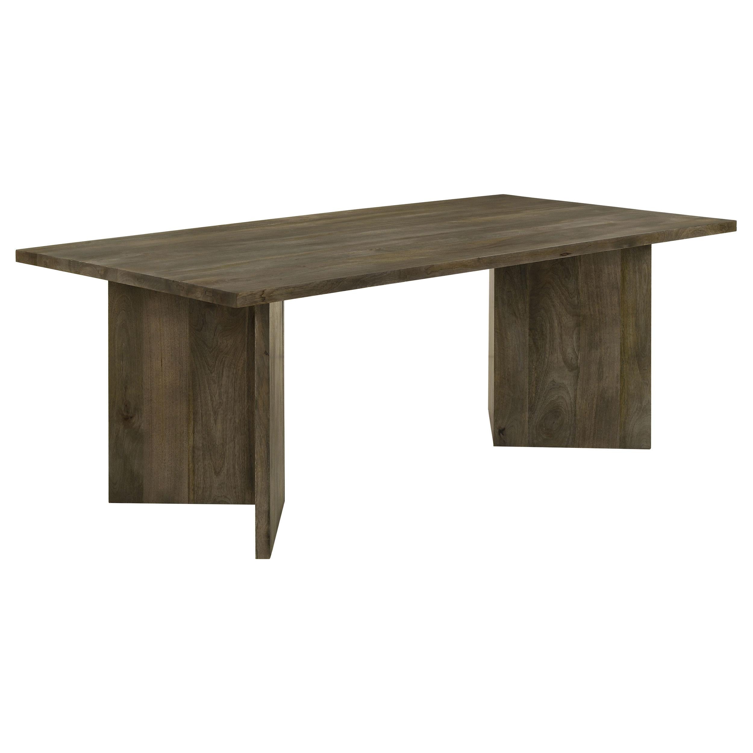 Coaster Furniture Tyler 130511 80-inch Solid Wood Dining Table - Mango Brown - Image 1