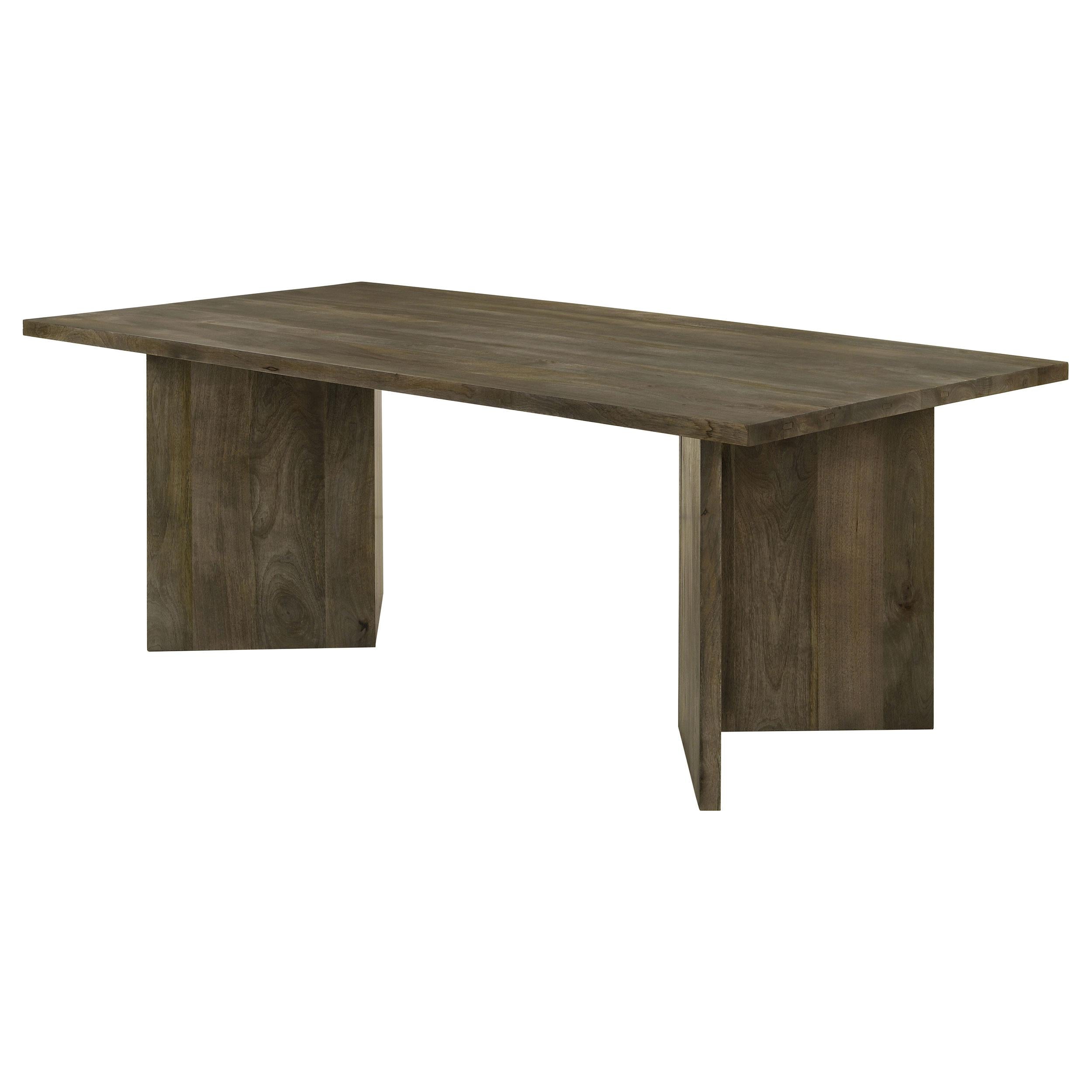 Coaster Furniture Tyler 130511 80-inch Solid Wood Dining Table - Mango Brown - Image 3