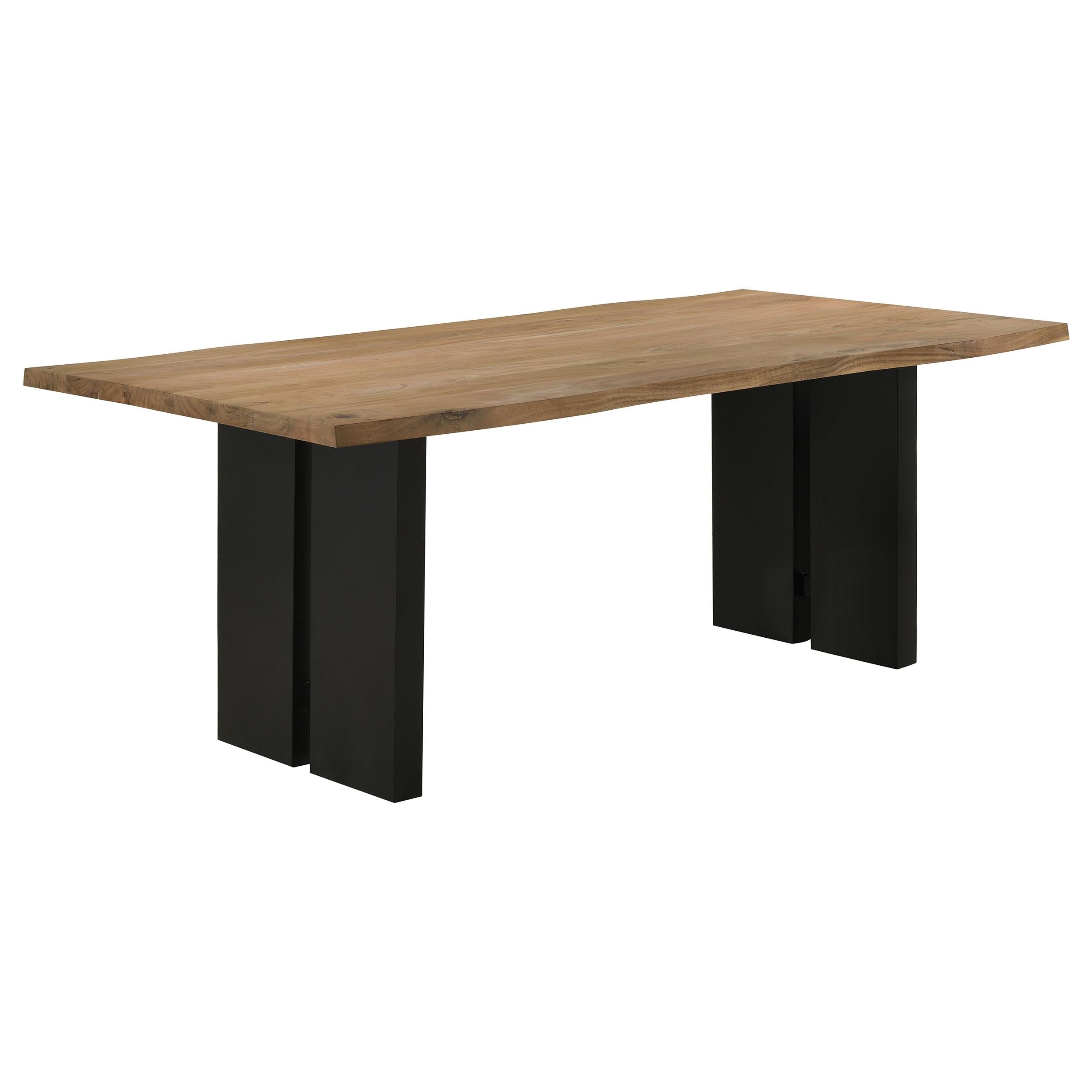 Coaster Furniture Bradshaw 115541 80-inch Live Edge Wood Dining Table - Natural Acacia - Image 1