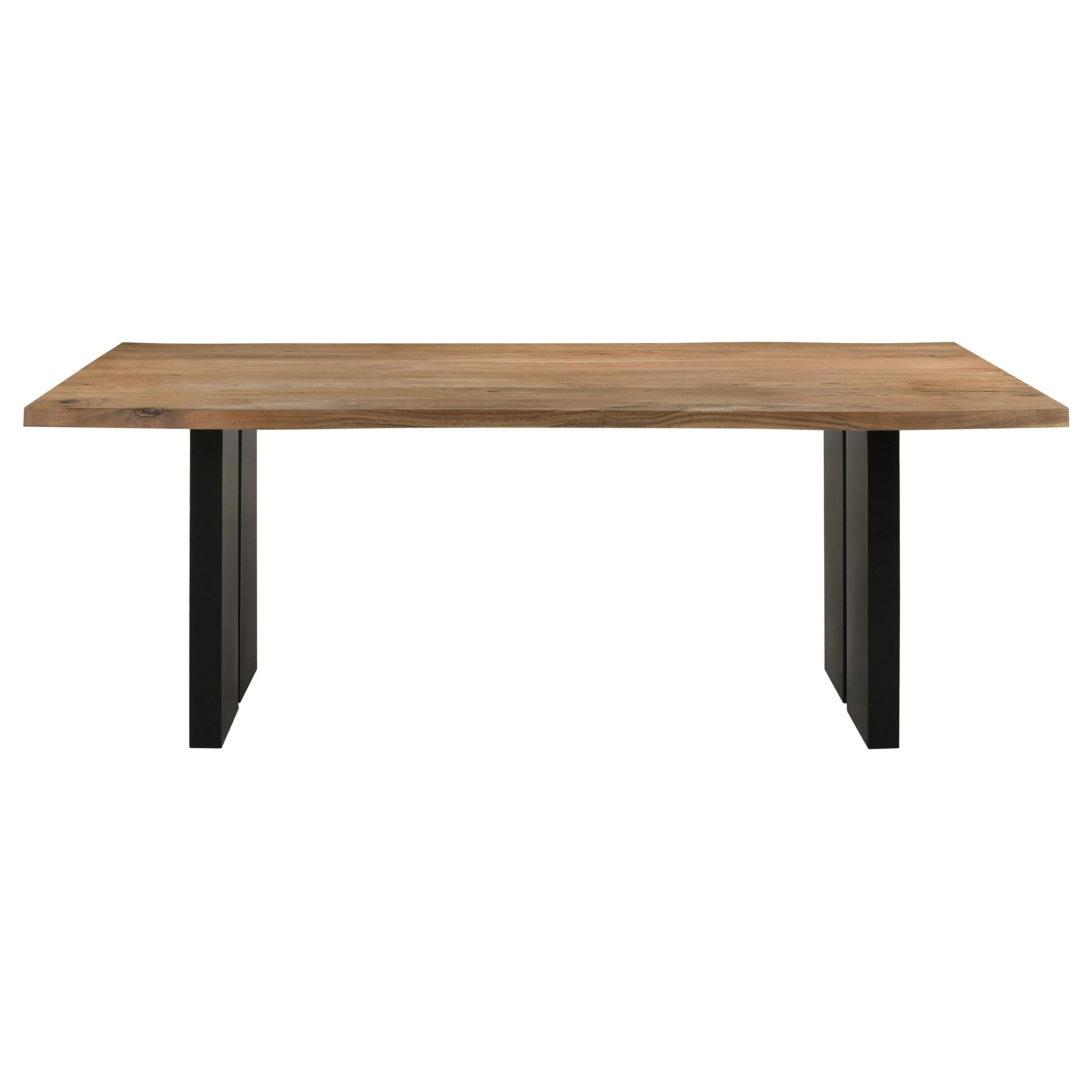 Coaster Furniture Bradshaw 115541 80-inch Live Edge Wood Dining Table - Natural Acacia - Image 2